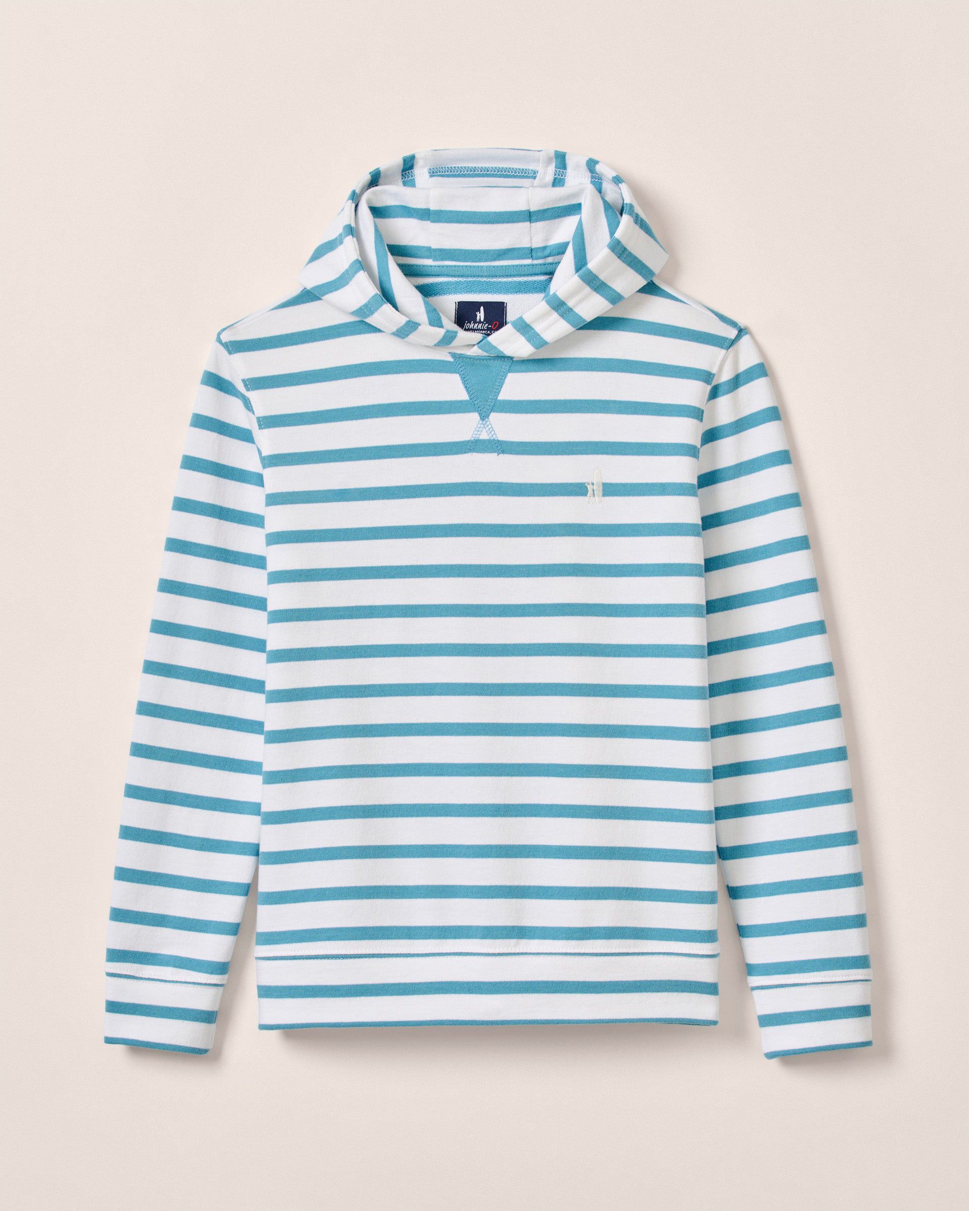 Johnnie-O Gilley Jr. Striped Pullover Hoodie