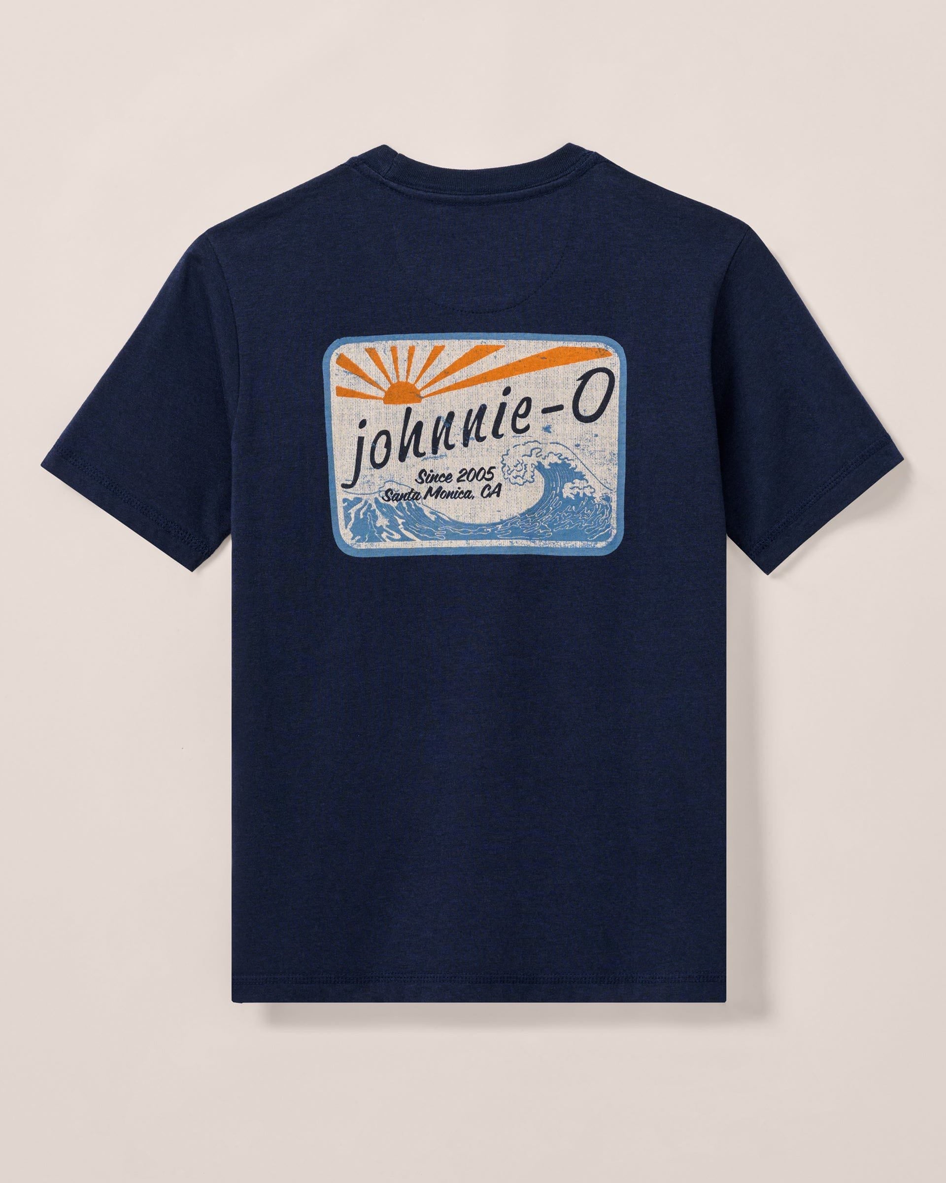 Johnnie-O Kahuna Jr. Pocket T-Shirt, Navy