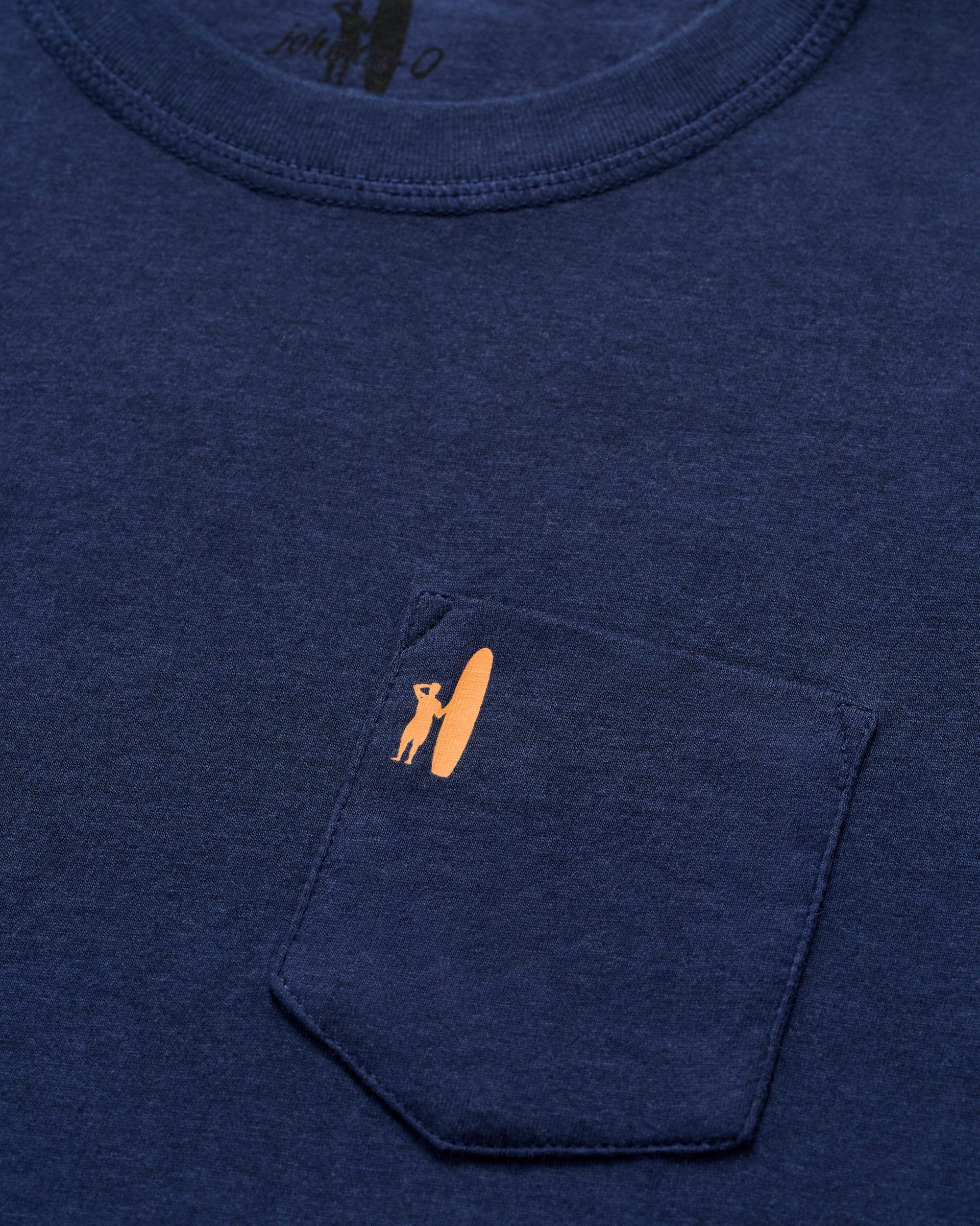 Johnnie-O Kahuna Jr. Pocket T-Shirt, Navy