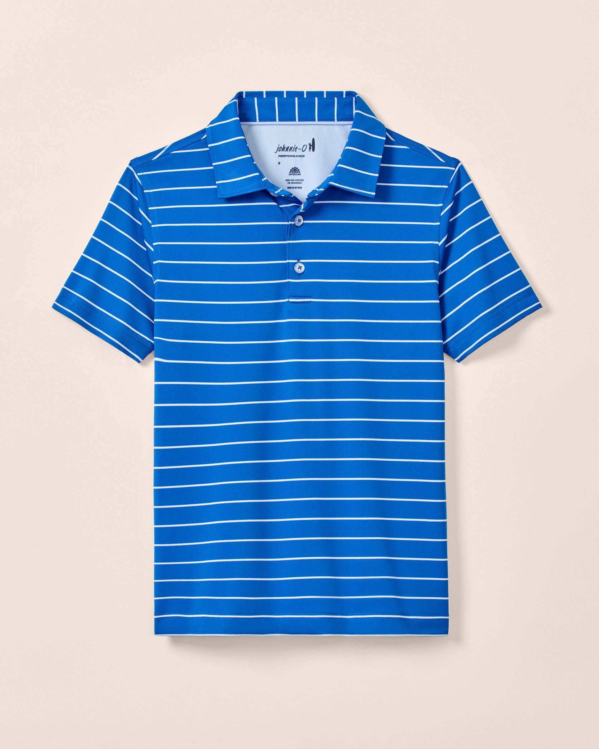 Johnnie-O Performance Mesh Jr. Polo - Kerwin Stripe