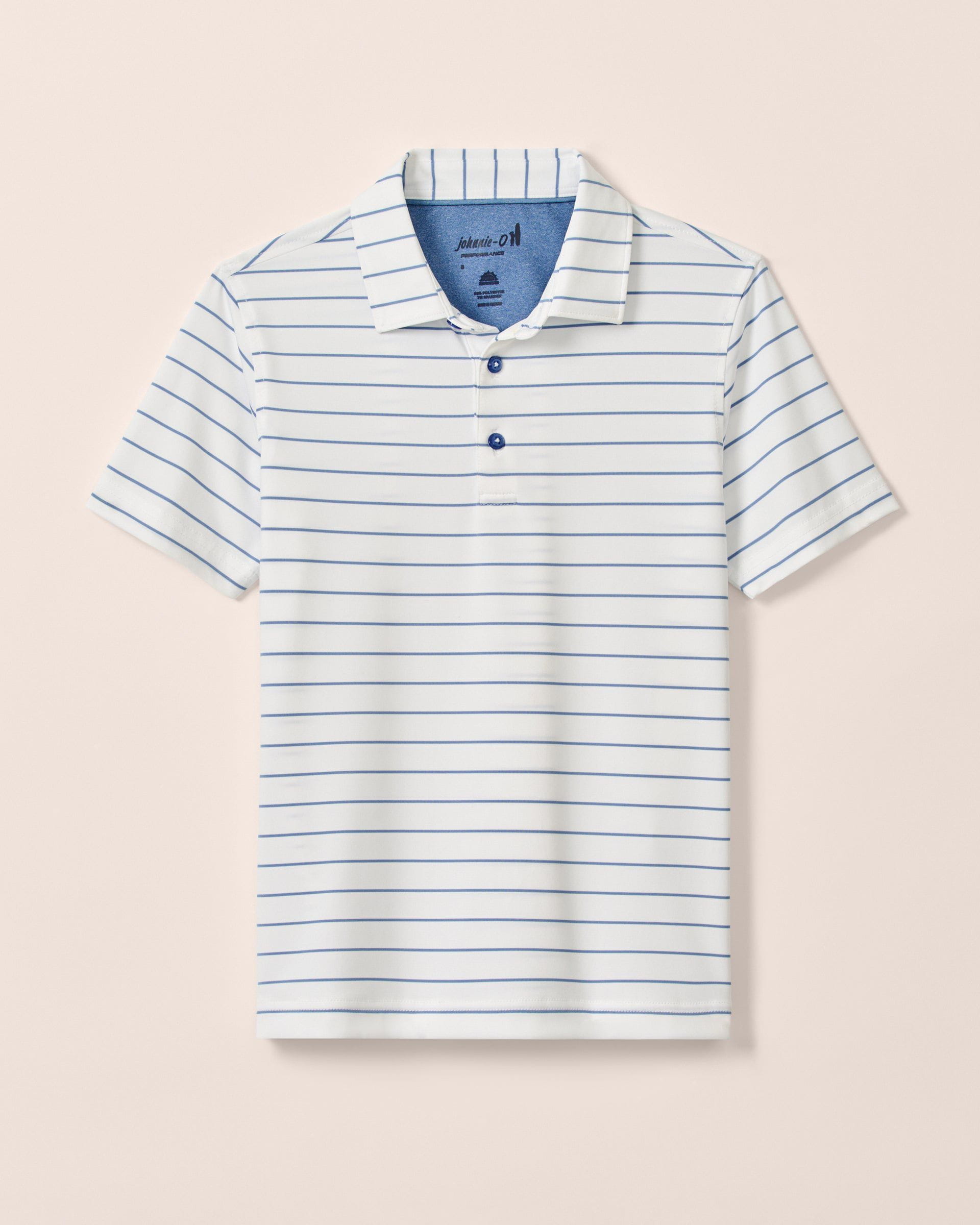 Johnnie-O Performance Mesh Jr. Polo - Kerwin Stripe