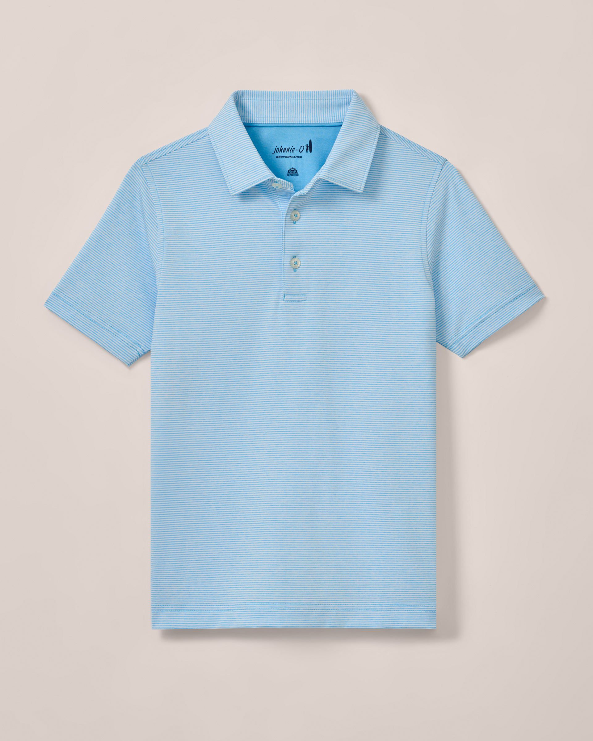 Johnnie-O Performance Jersey Jr. Polo - Lyndonn Stripe