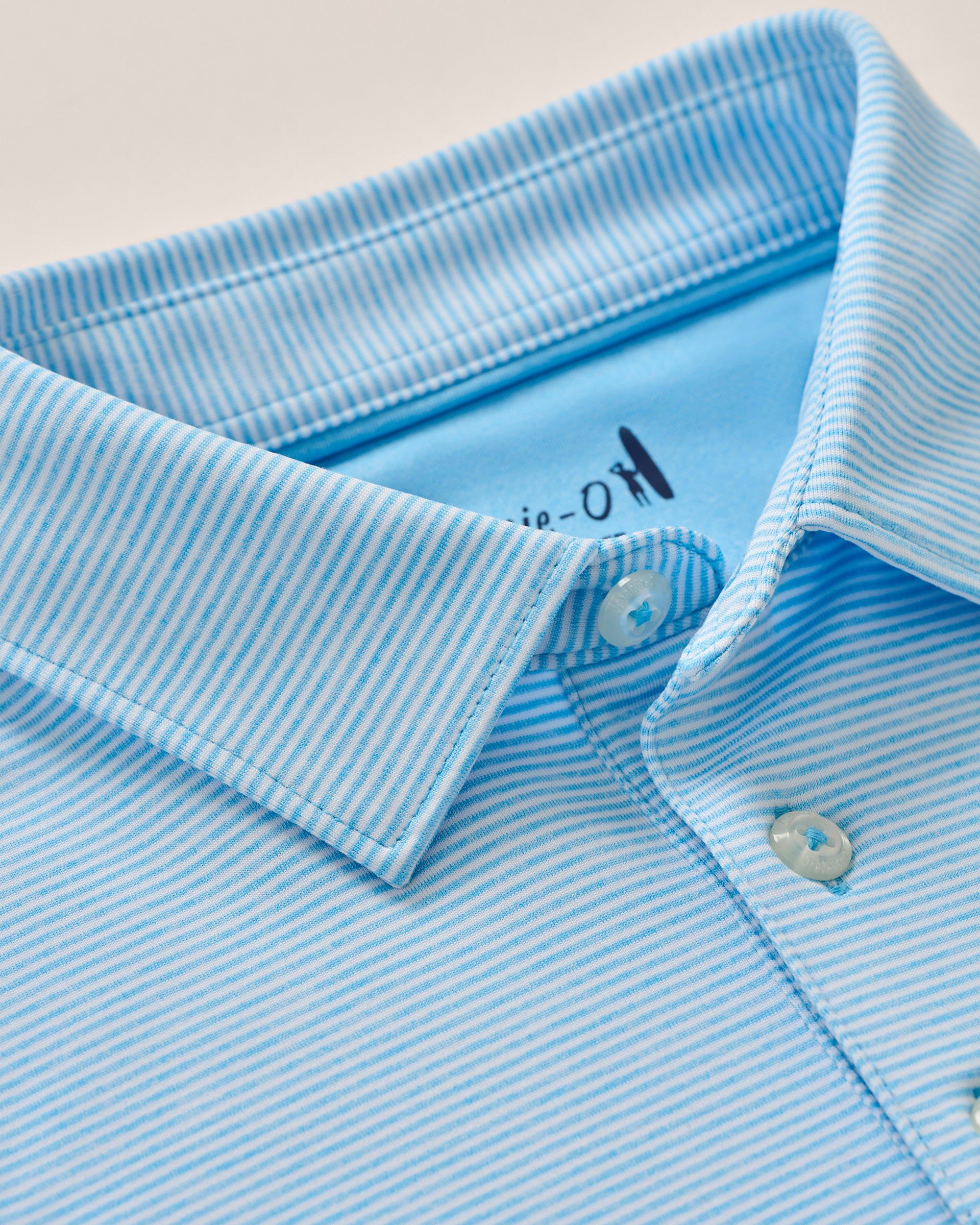Johnnie-O Performance Jersey Jr. Polo - Lyndonn Stripe