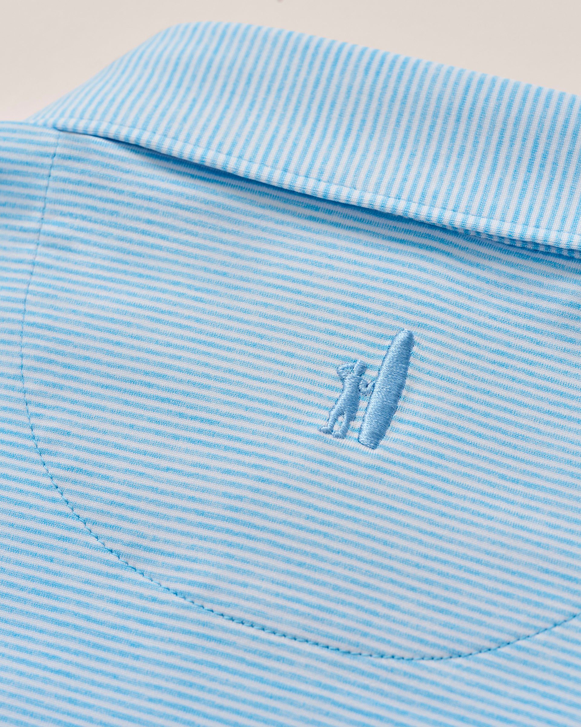 Johnnie-O Performance Jersey Jr. Polo - Lyndonn Stripe