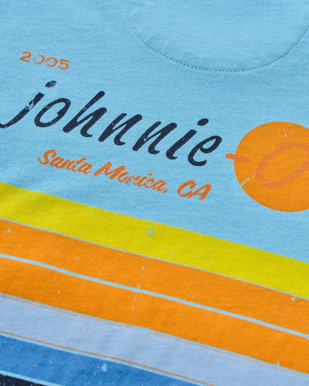Johnnie-O Sun Line Jr. Pocket T-Shirt Maliblu