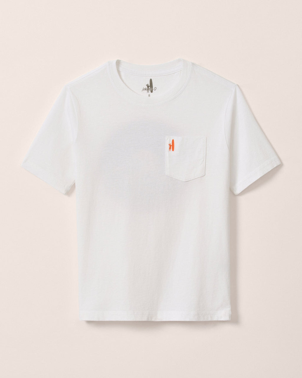 Johnnie-O Surf Sunset Jr. Pocket T-Shirt, White