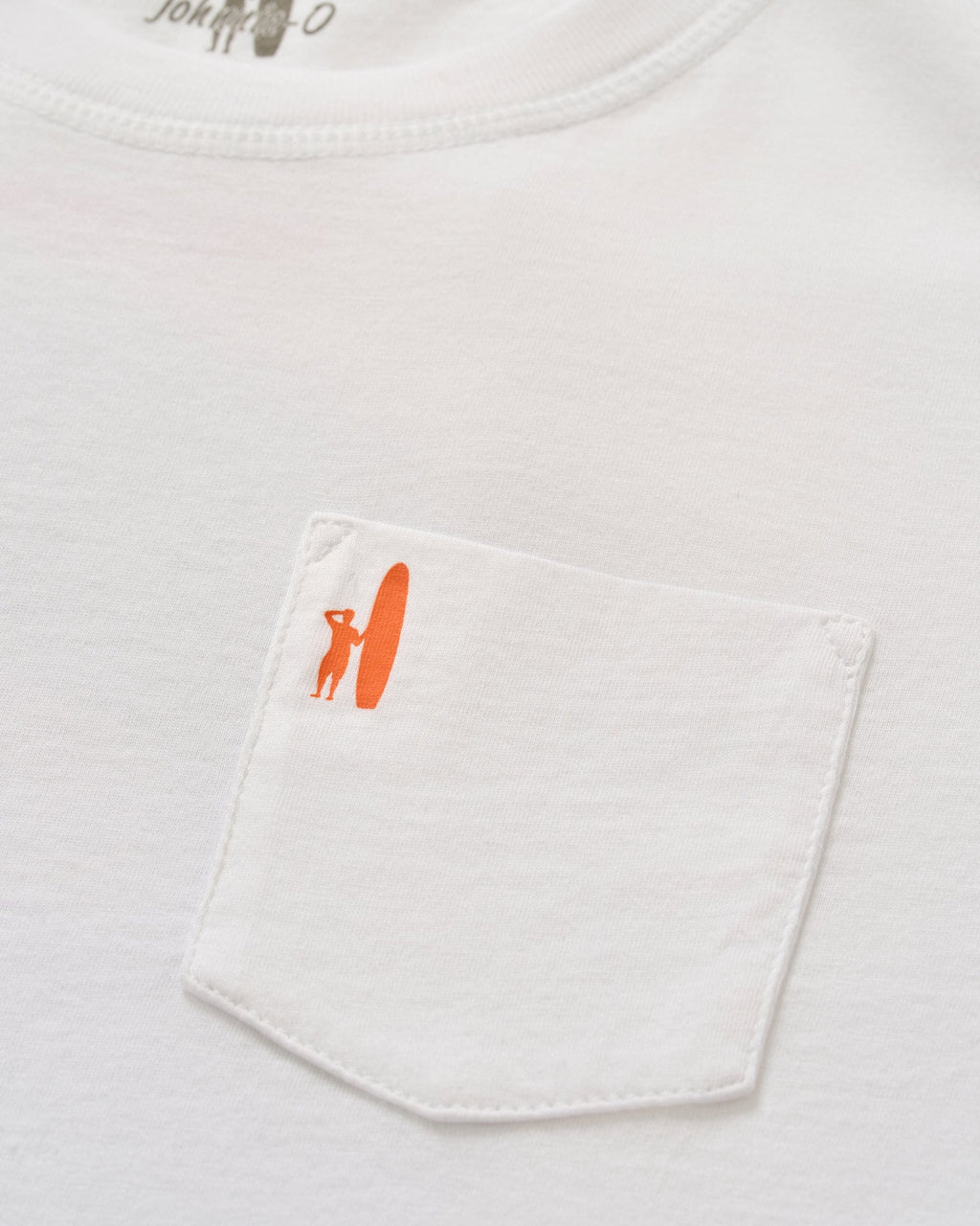 Johnnie-O Surf Sunset Jr. Pocket T-Shirt, White