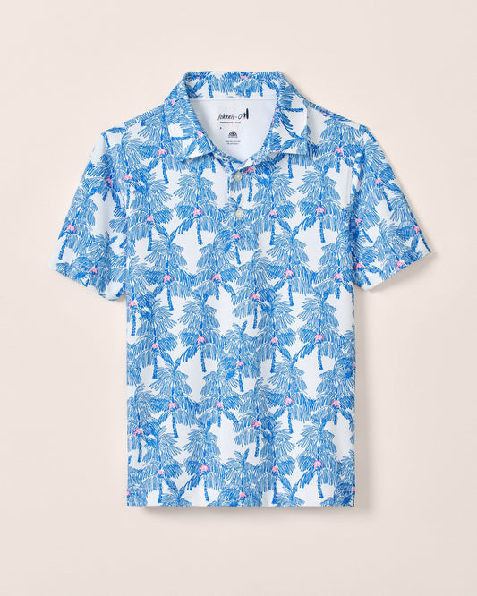 Johnnie-O Performance Mesh Jr. Polo - The Grove Print