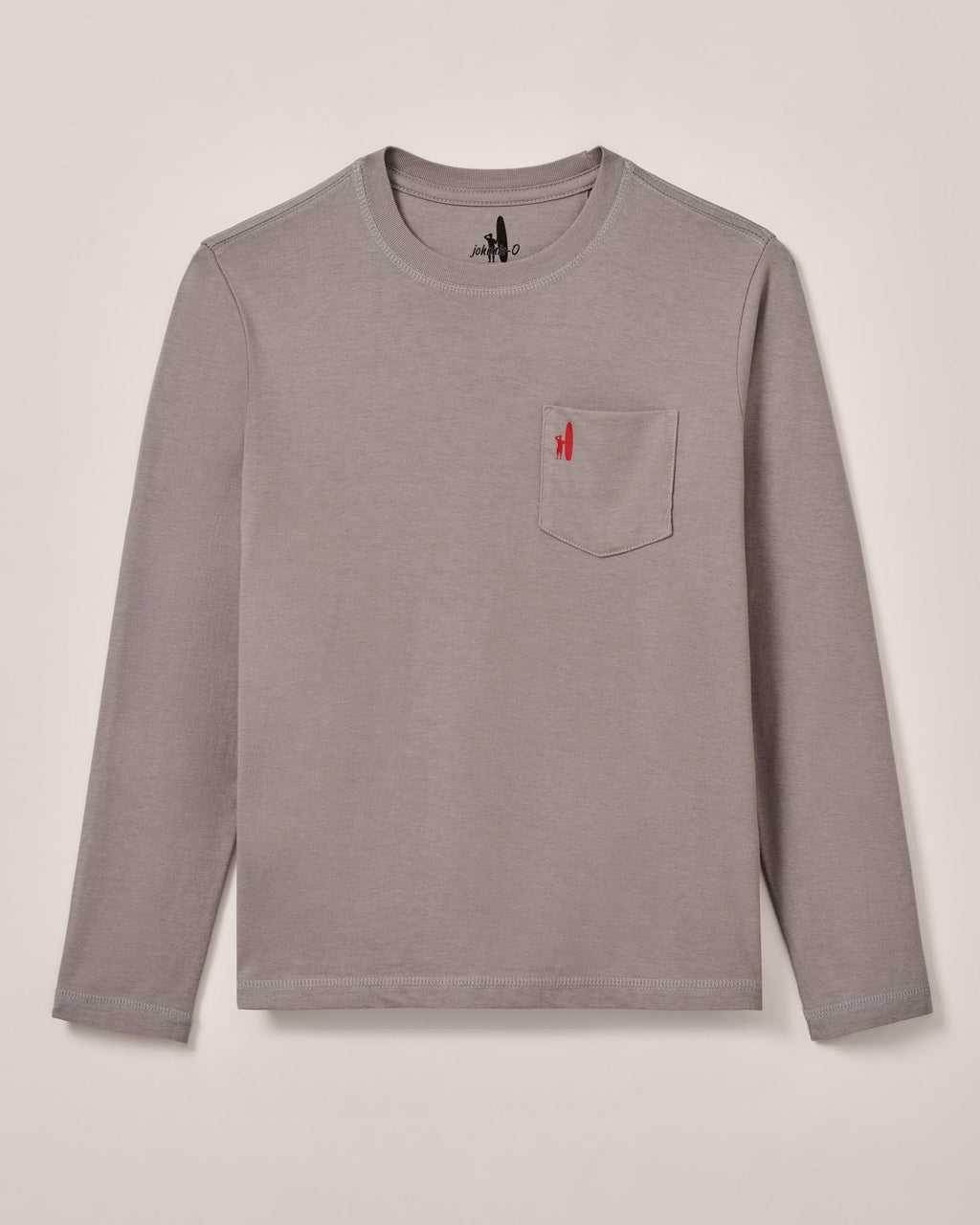 Johnnie-O US Palm Jr. Long-Sleeve Pocket T-Shirt, Steel