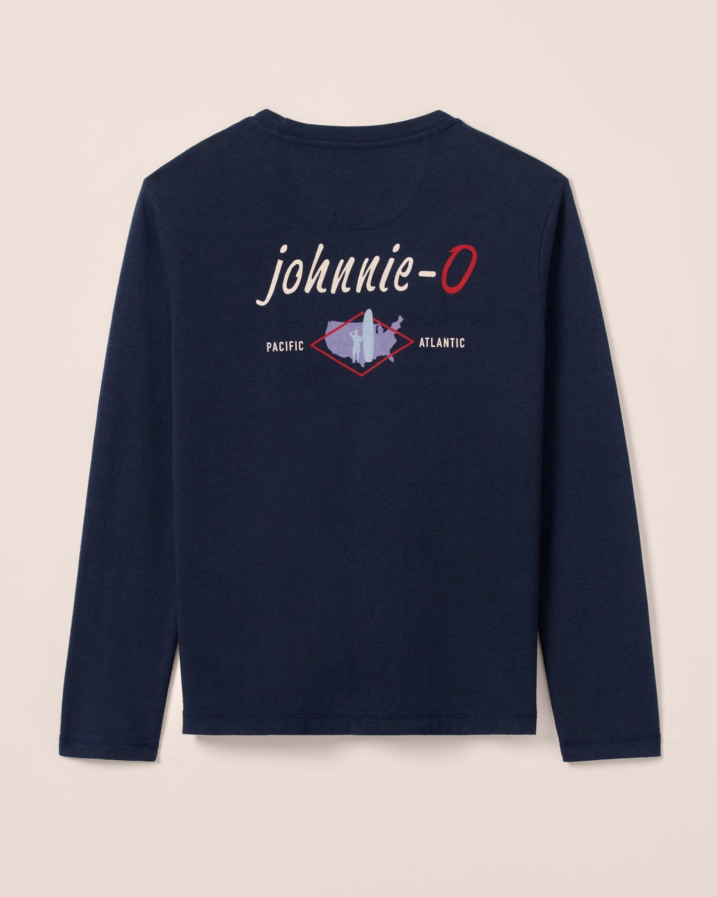 Johnnie-O Coastal Way Jr. Long Sleeve Pocket T-Shirt
