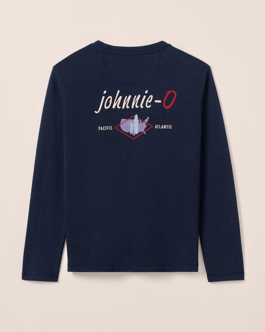 Johnnie-O Coastal Way Jr. Long Sleeve Pocket T-Shirt
