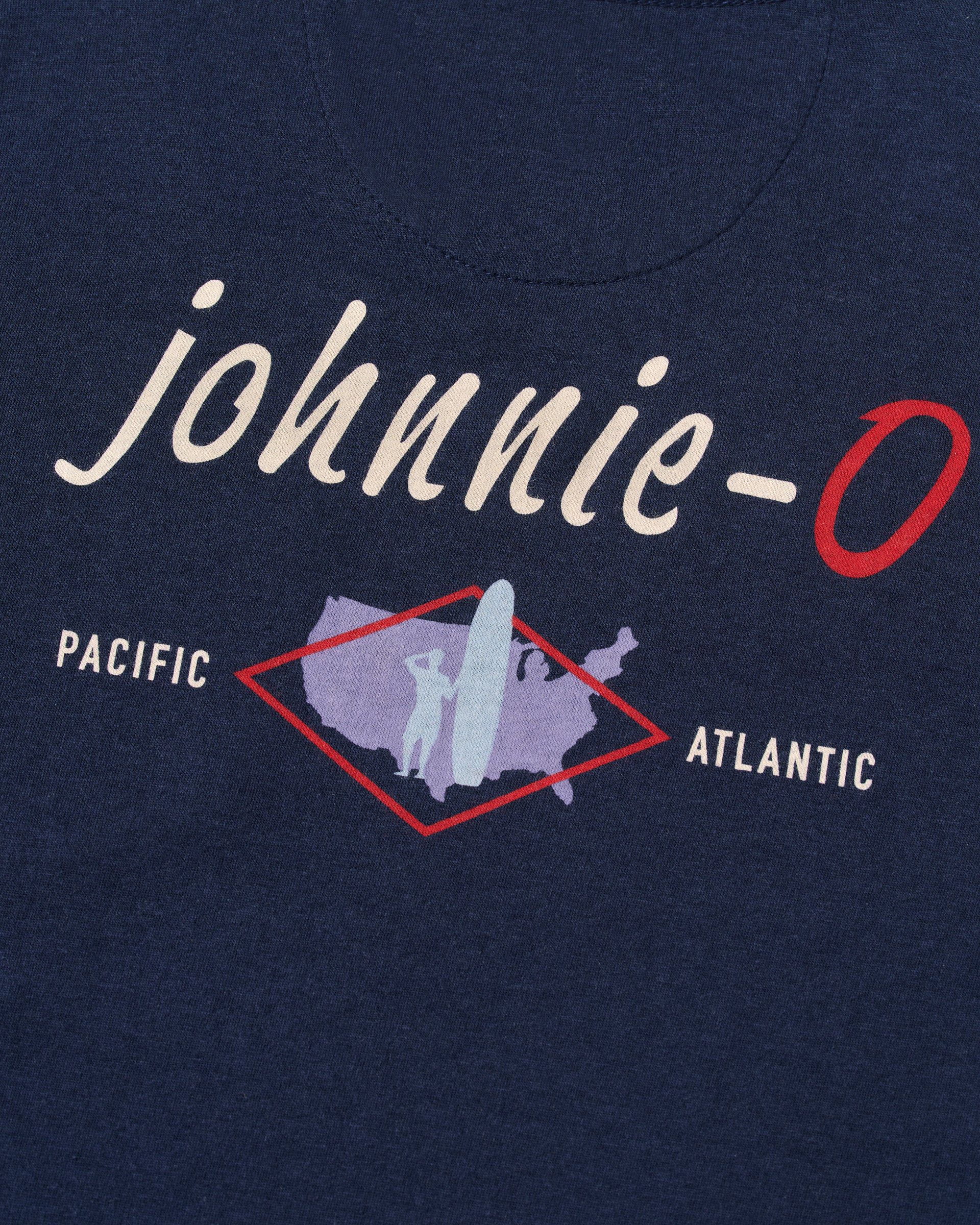 Johnnie-O Coastal Way Jr. Long Sleeve Pocket T-Shirt, Navy