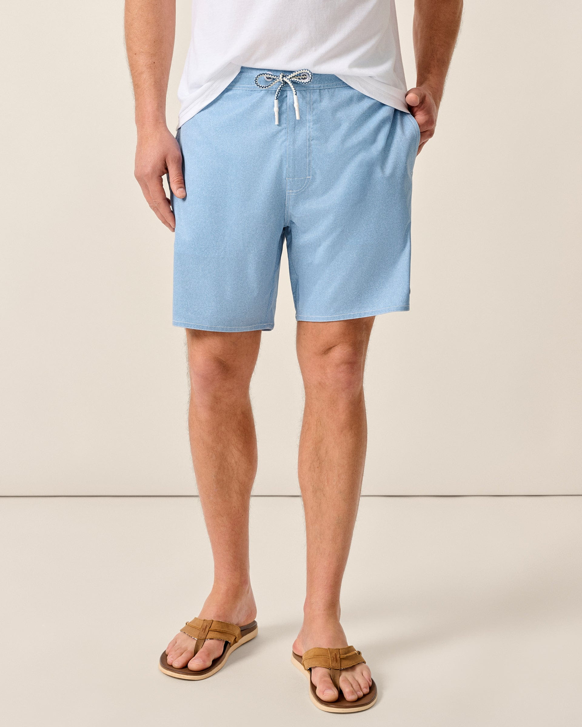 Johnnie-O The Half Elastic 7" Surf Shorts