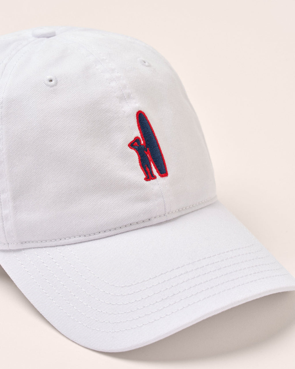 Johnnie-O Topper USA Baseball Hat, White