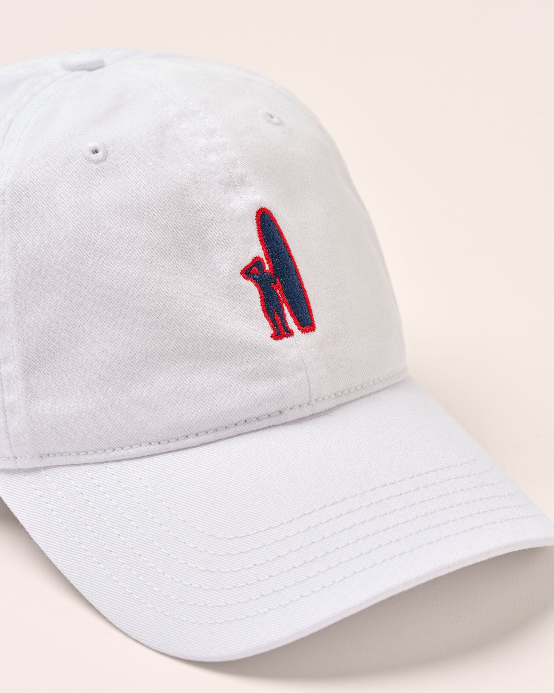 Johnnie-O Topper USA Baseball Hat, White