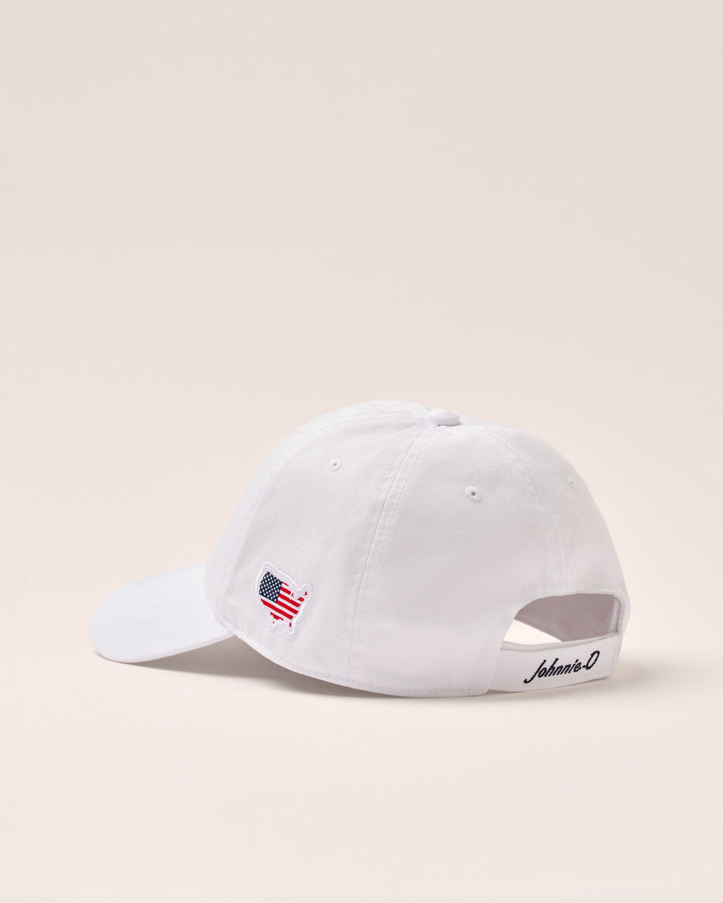 Johnnie-O Topper USA Baseball Hat, White