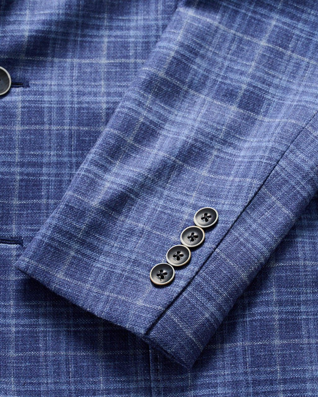 Johnnie-O Adonis Top Shelf Plaid Knit Sport Coat, Navy