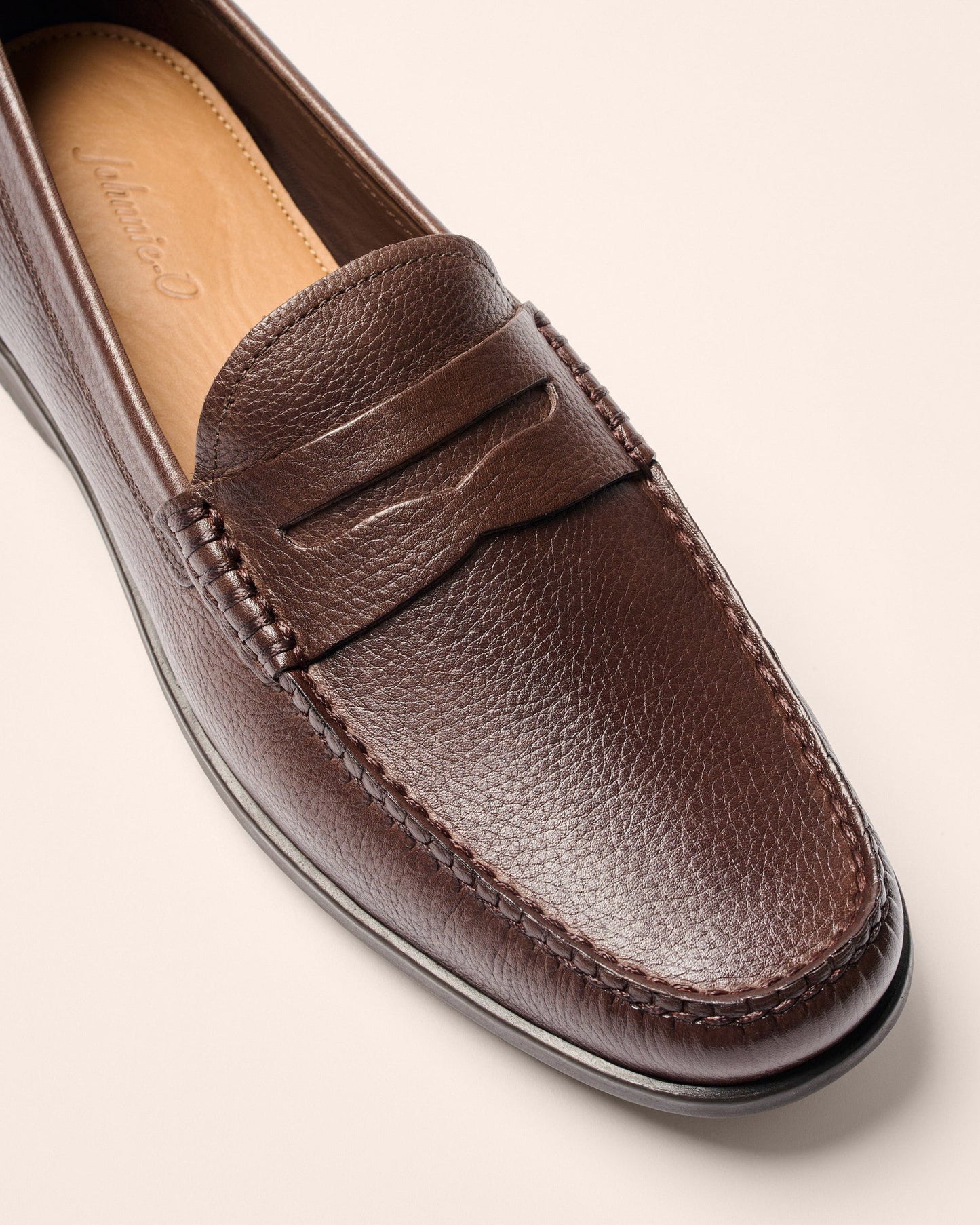 Johnnie-O Baja Penny Loafer Chocolate