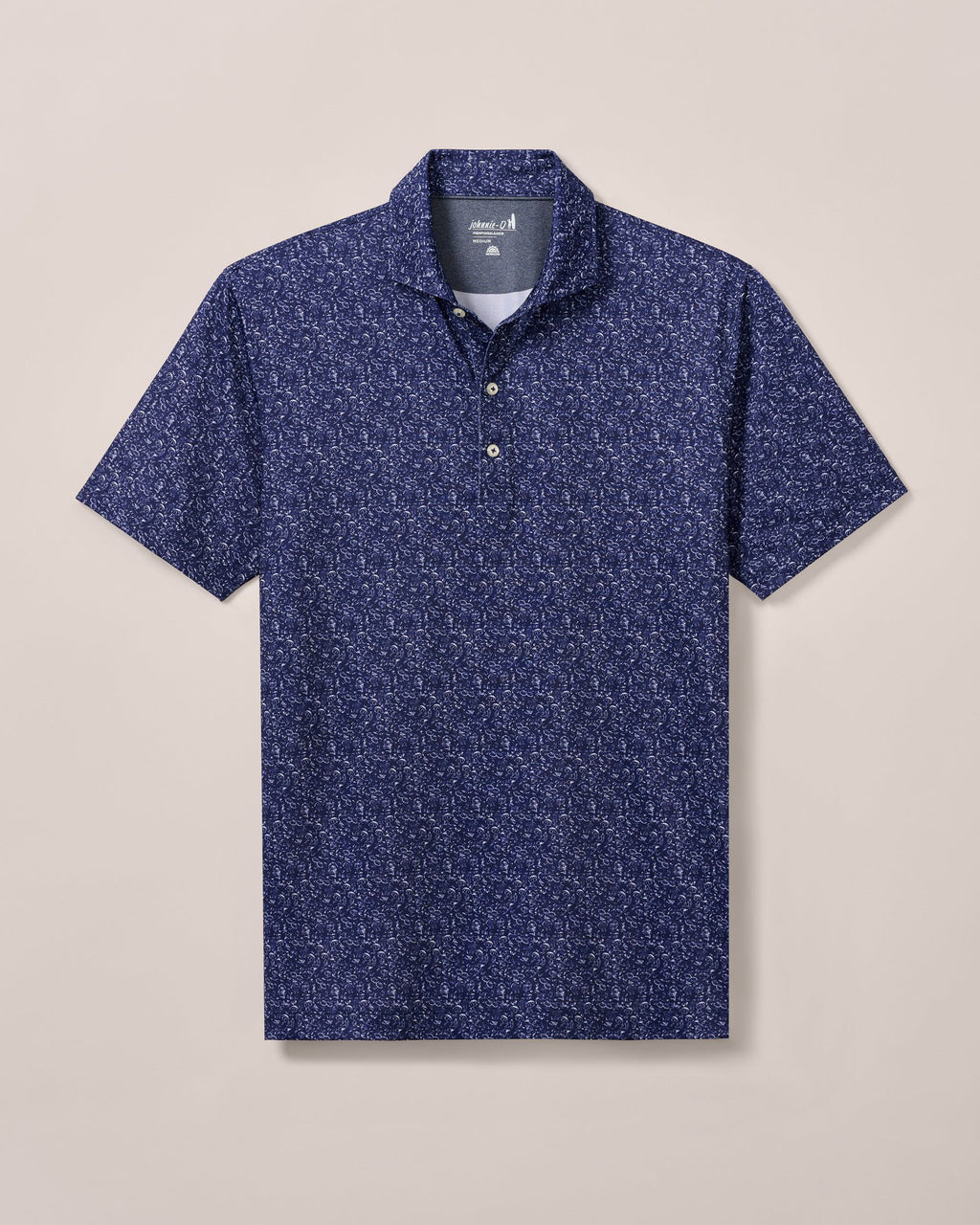 Johnnie-O Performance Jersey Polo - Boggings, Navy