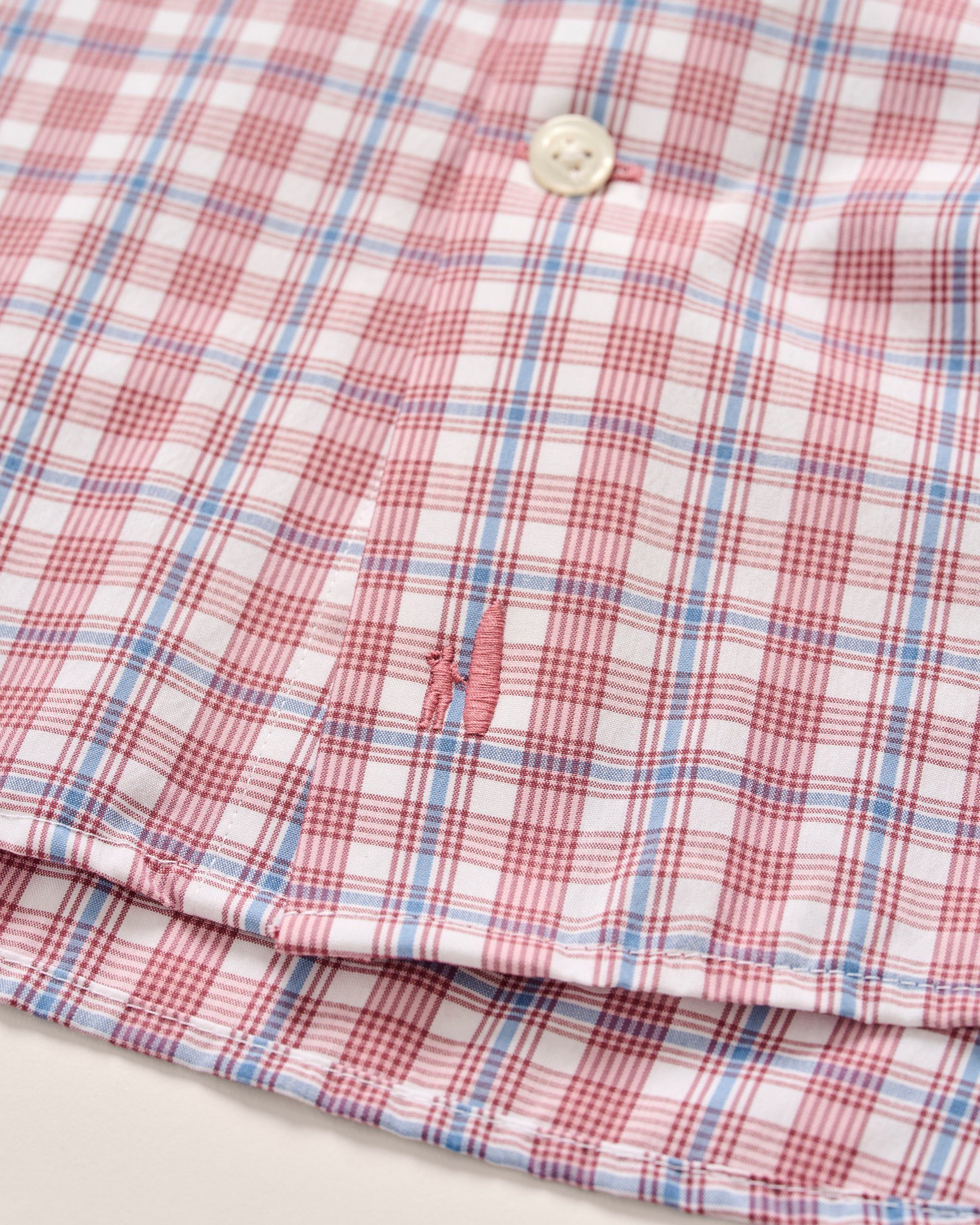 Johnnie-O Everyday Performance Button Down Shirt - Brantley, Malibu Red