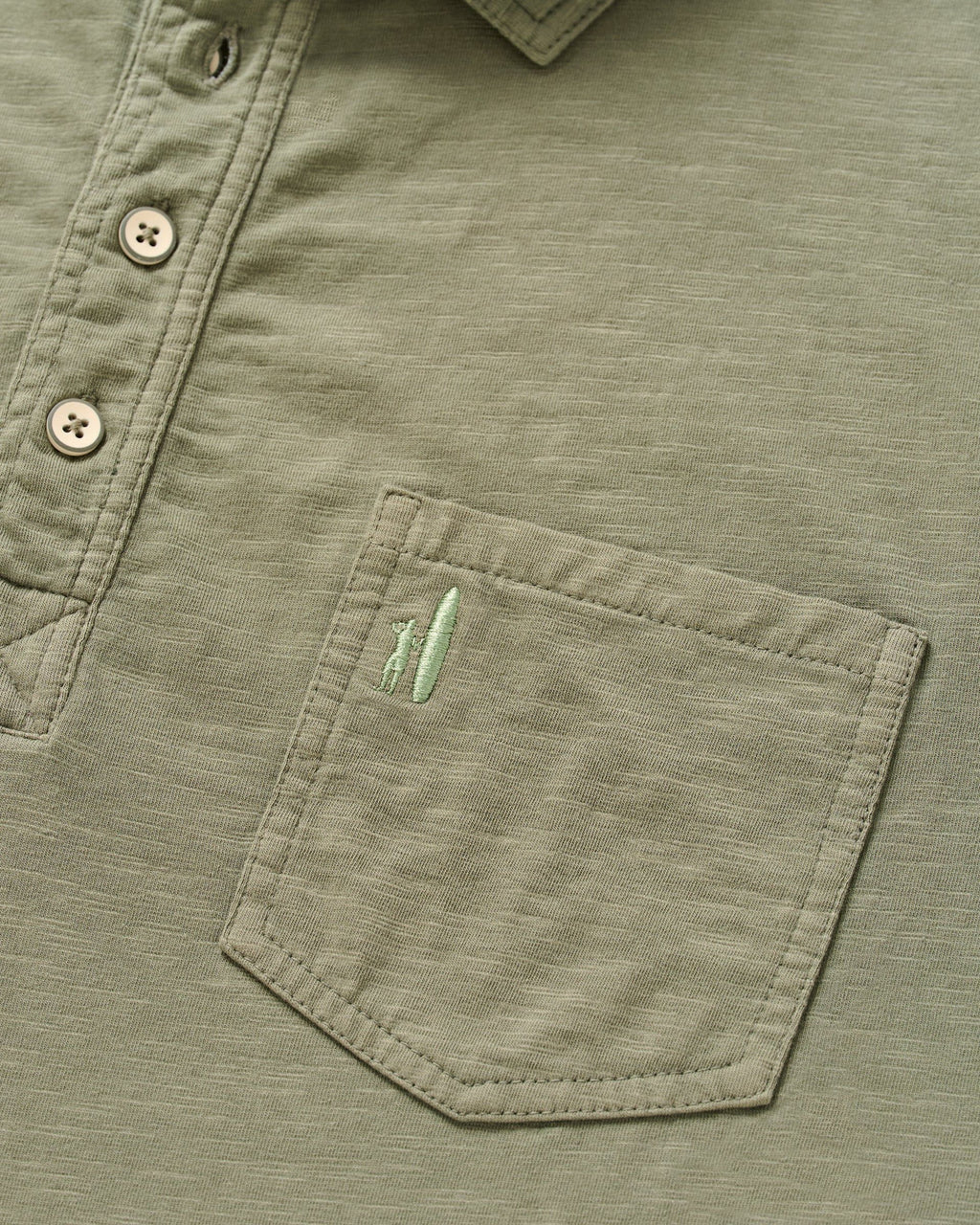 Johnnie-O Long Sleeve Original 4-Button Polo - Coastal Wash
