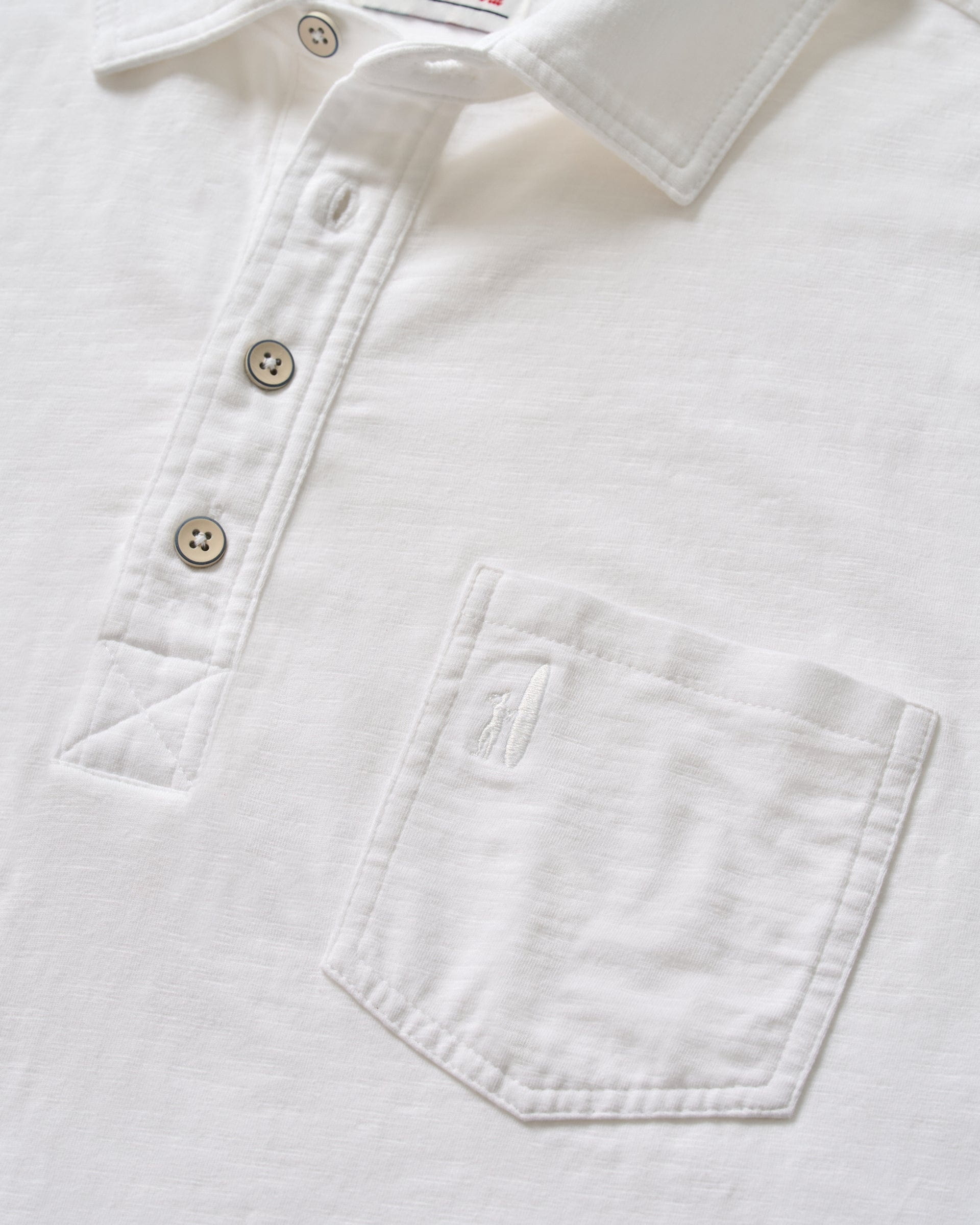 Johnnie-O Long Sleeve Original 4-Button Polo - Coastal Wash