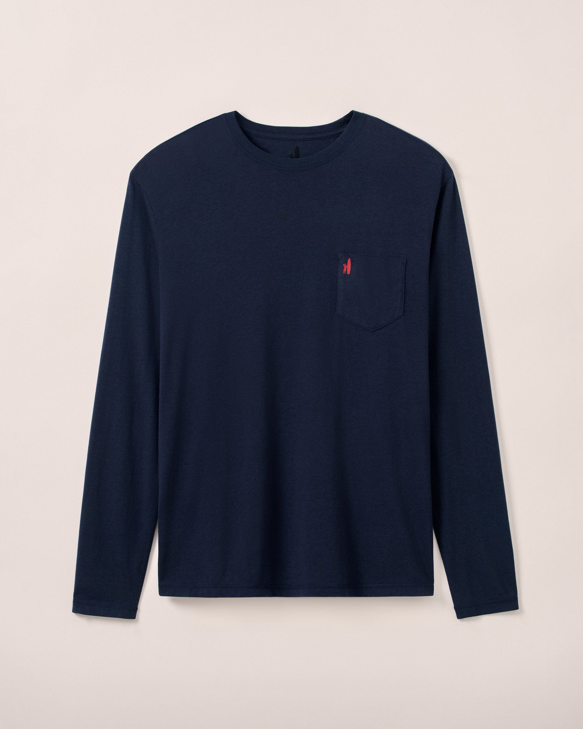 Johnnie-O Coastal Way Long Sleeve Pocket T-Shirt, Navy