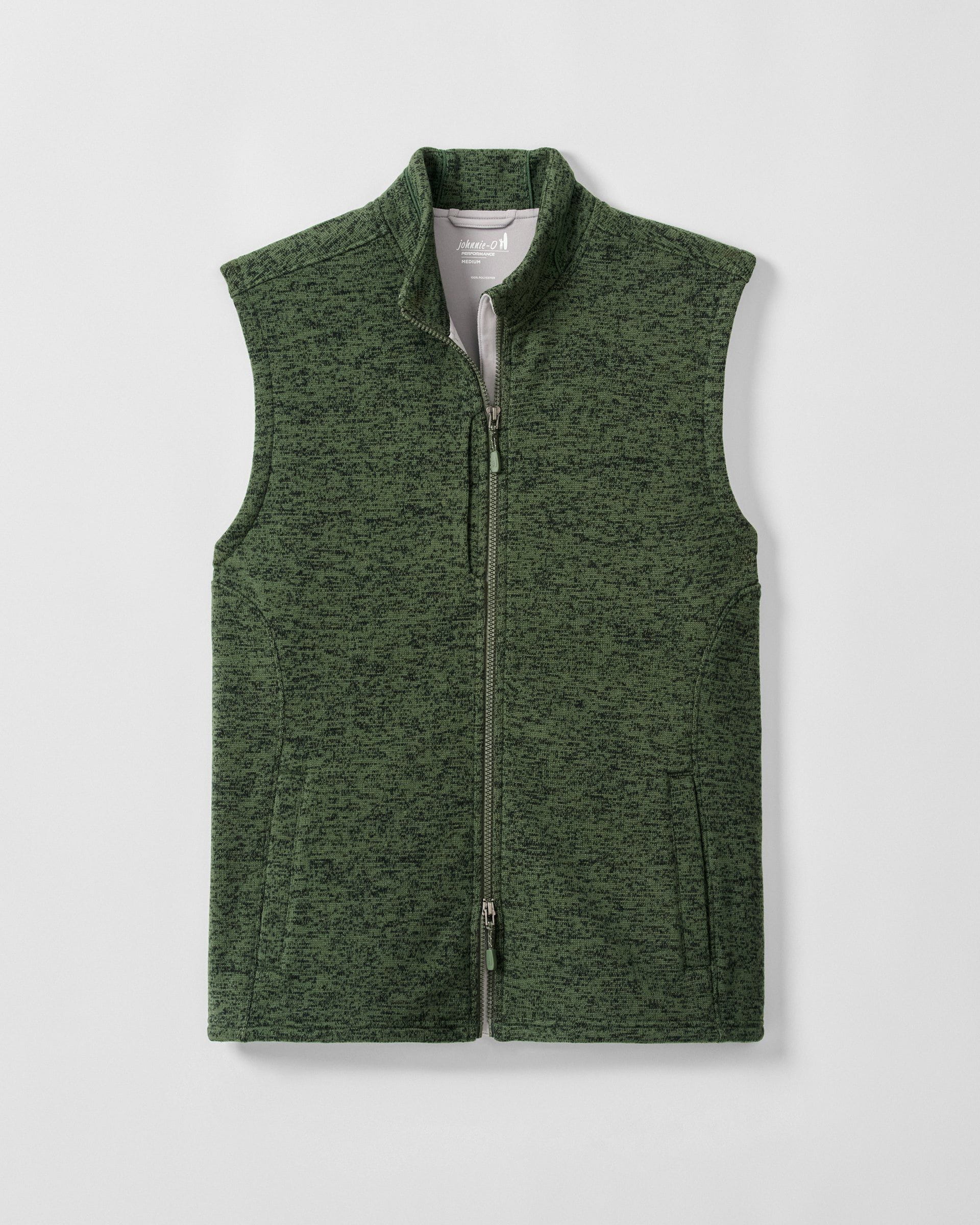 Johnnie-O Denalis Double-Zip Fleece Vest