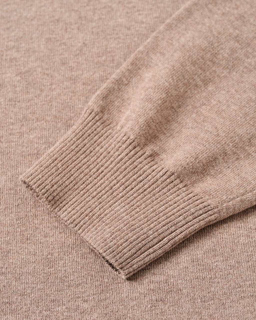 Johnnie-O Desmond Plaited Cotton Blend 1/4 Zip Sweater, Alpaca