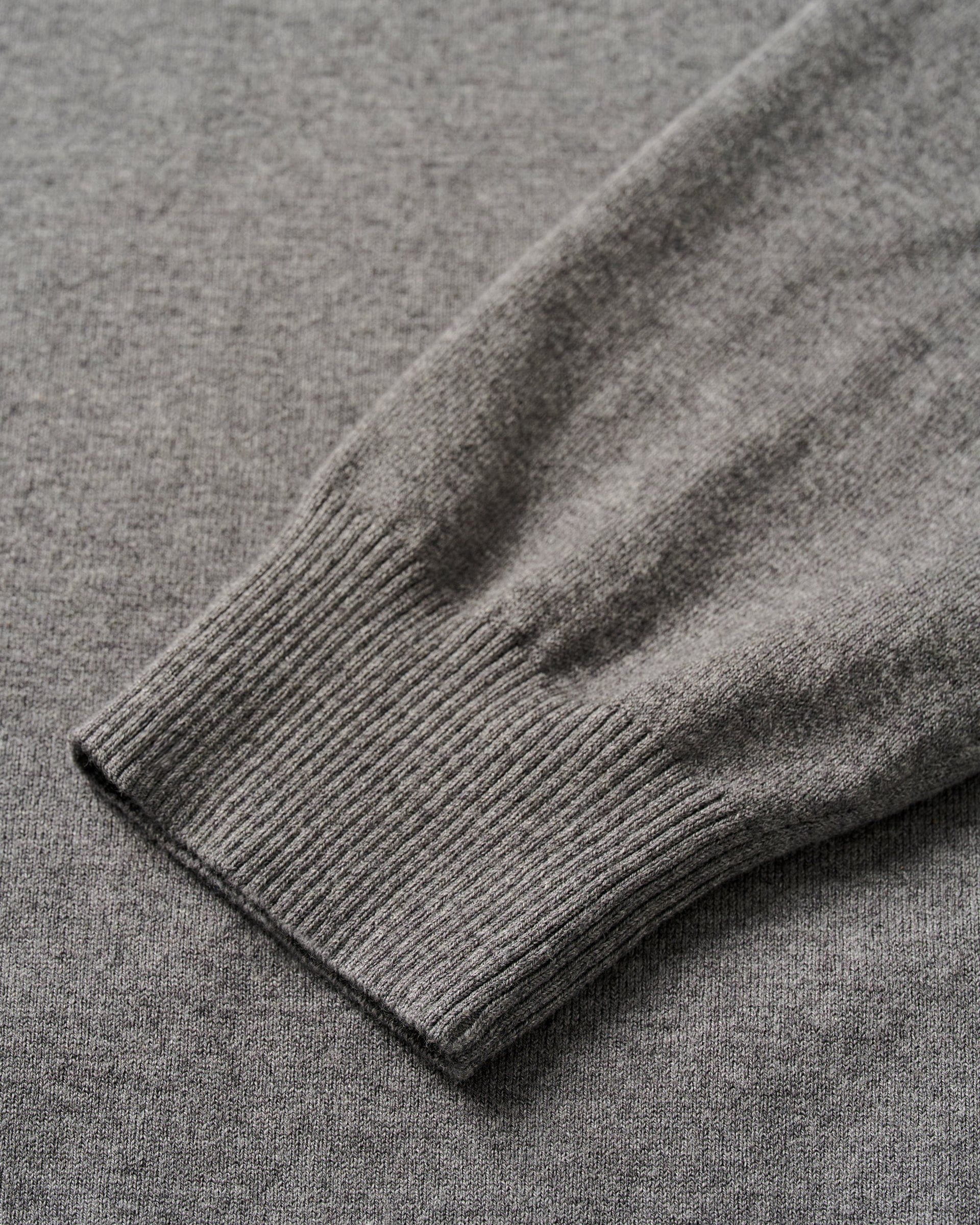 Johnnie-O Desmond Plaited Cotton Blend 1/4 Zip Sweater