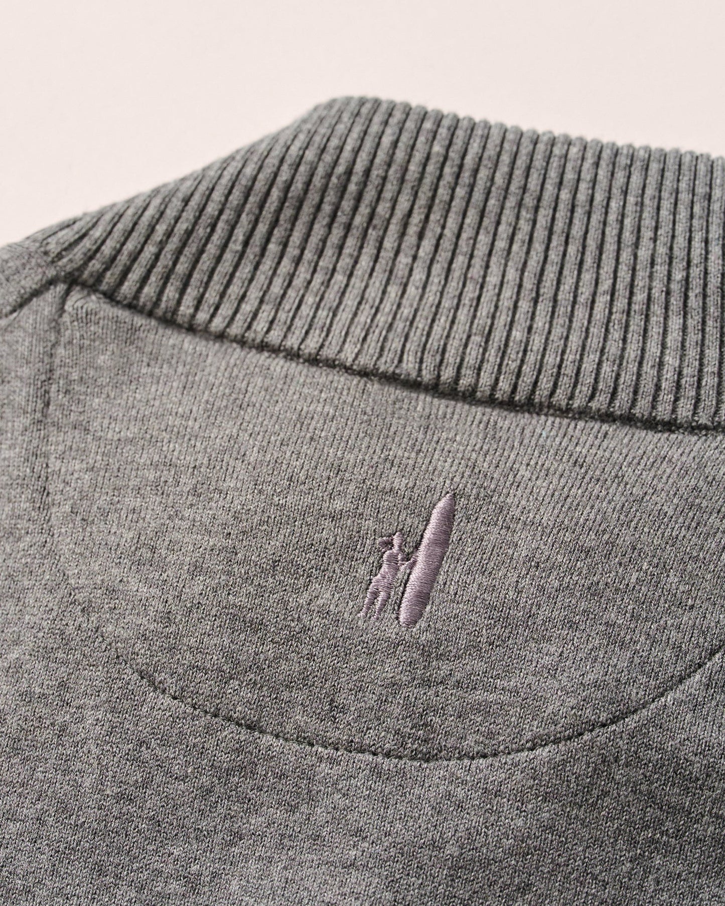 Johnnie-O Desmond Plaited Cotton Blend 1/4 Zip Sweater