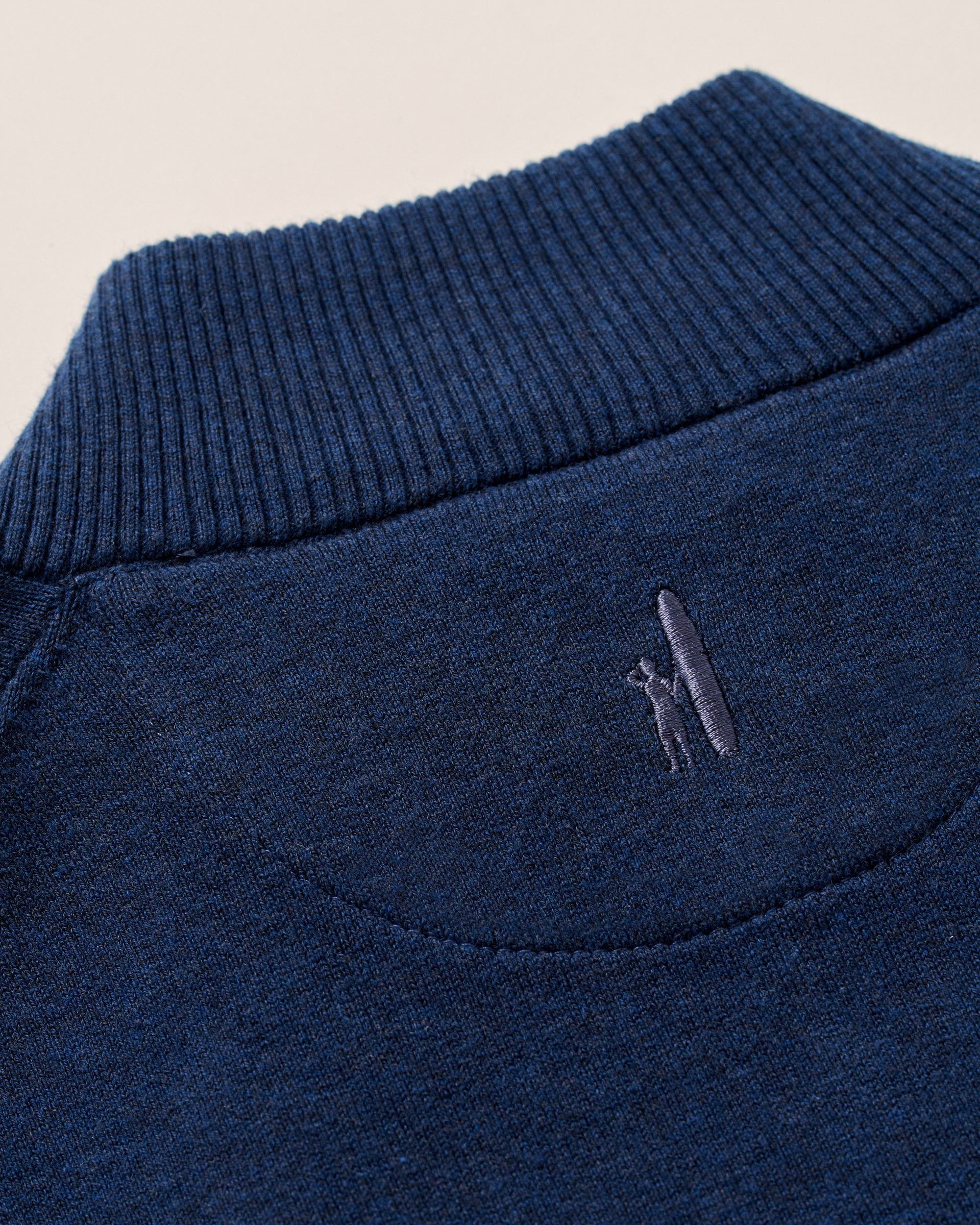 Johnnie-O Desmond Plaited Cotton Blend 1/4 Zip Sweater