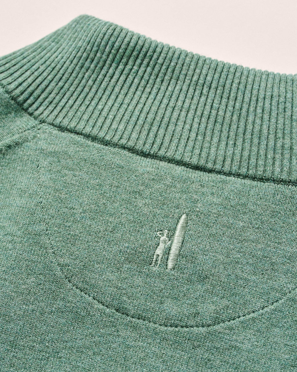 Johnnie-O Desmond Plaited Cotton Blend 1/4 Zip Sweater