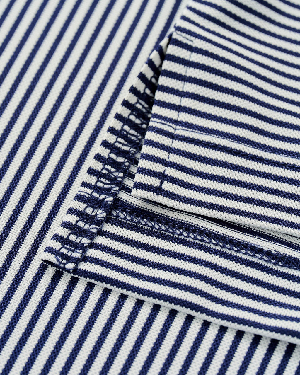 Johnnie-O Performance Mesh Polo - Dru Stripe, Navy