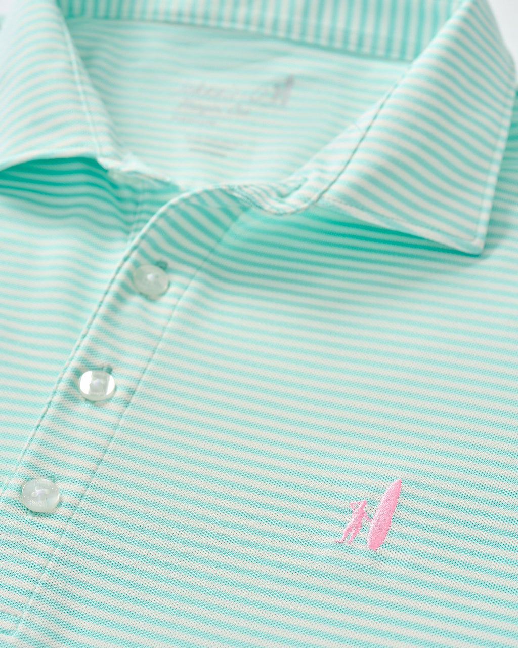 Johnnie-O Performance Mesh Polo - Dru Stripe, Sardinia