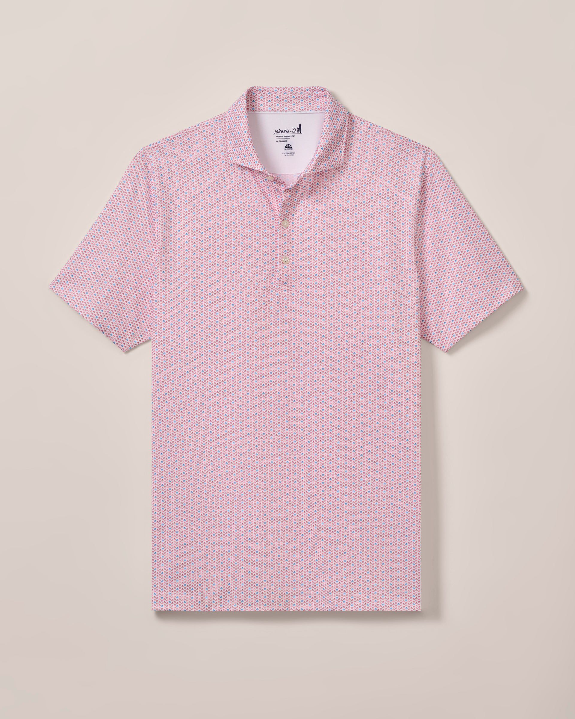 Johnnie-O Performance Jersey Polo - Emillio, Lobster
