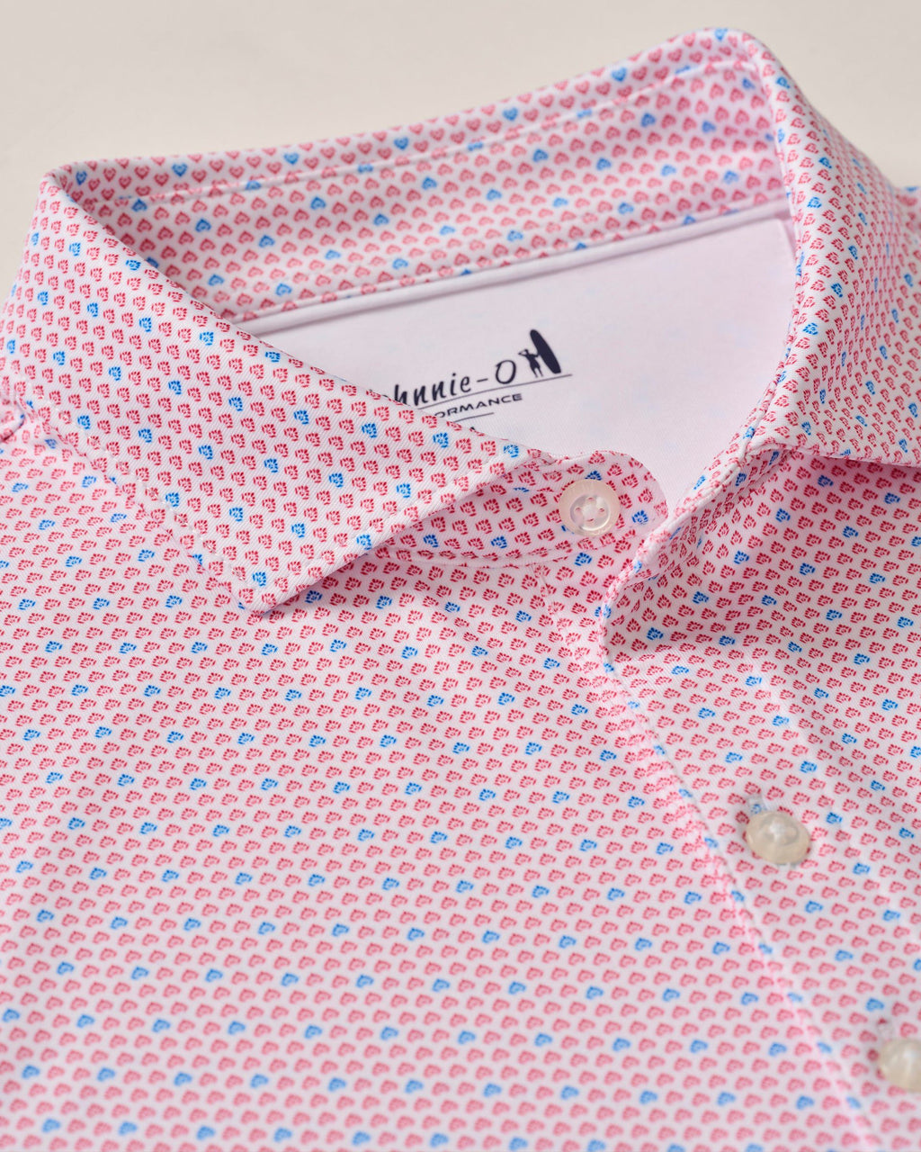 Johnnie-O Performance Jersey Polo - Emillio, Lobster