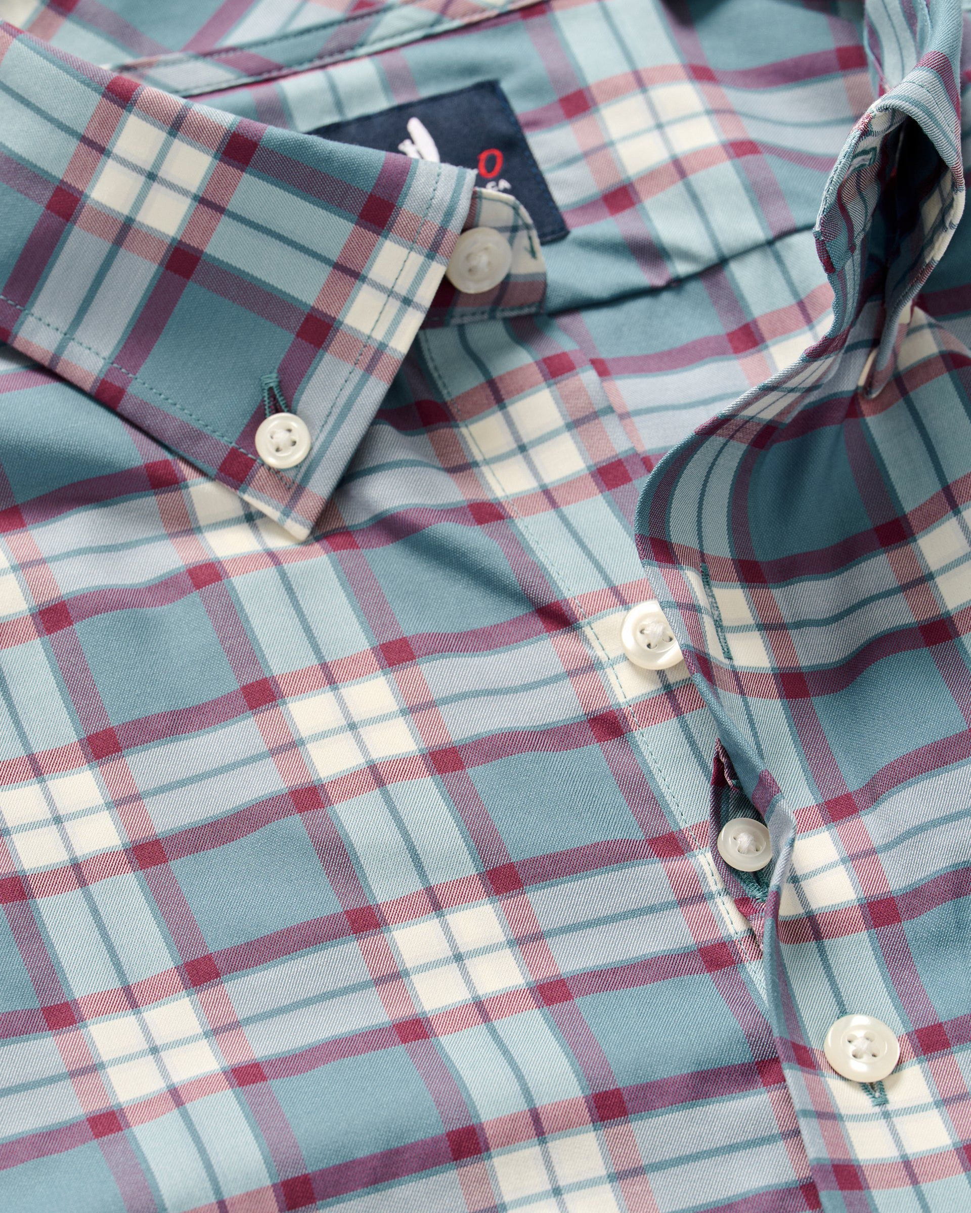 Johnnie-O Featherweight Performance Button Down Shirt - Feldy, Laguna Blue