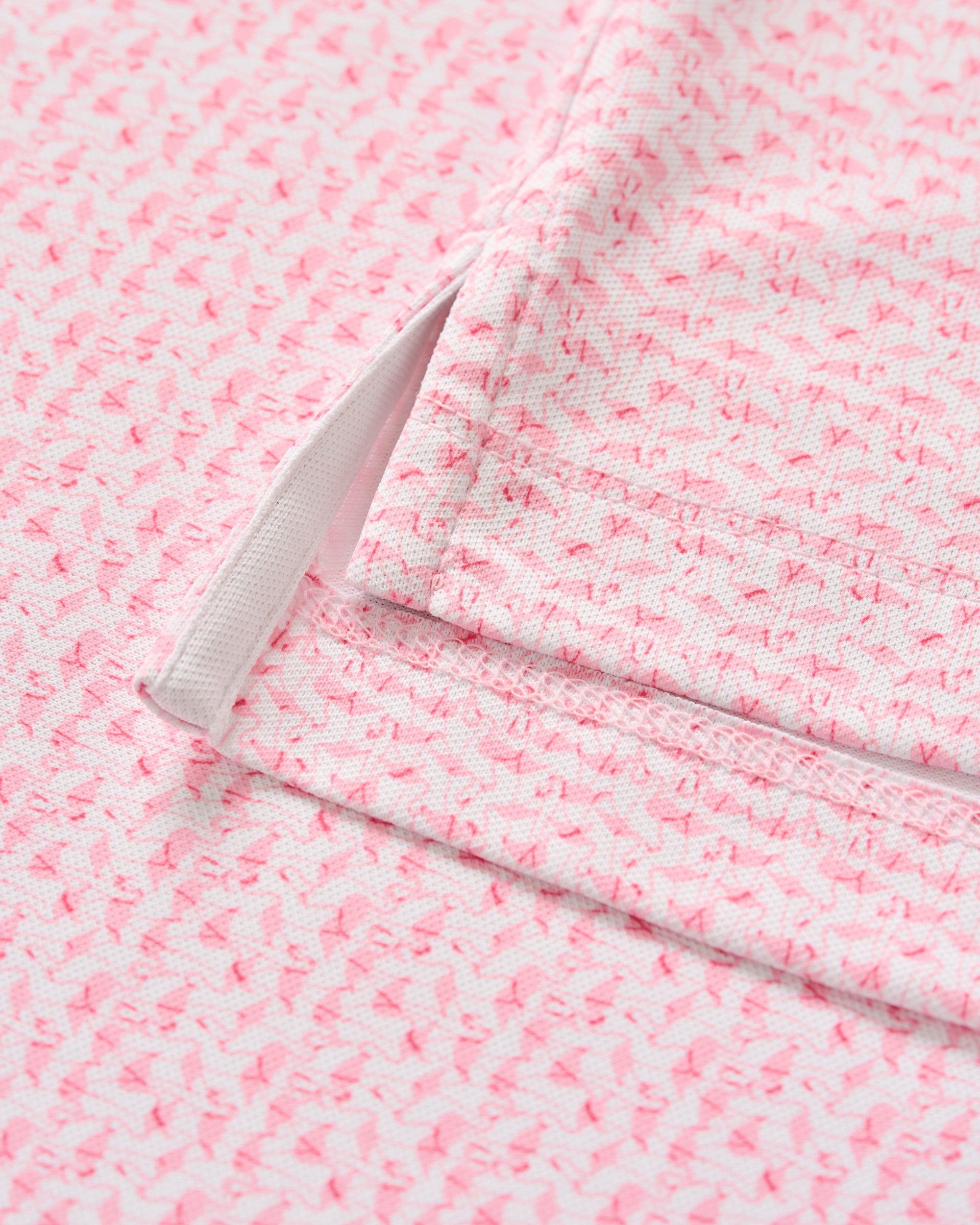 Johnnie-O Performance Mesh Polo - Flock Yeah, Azalea