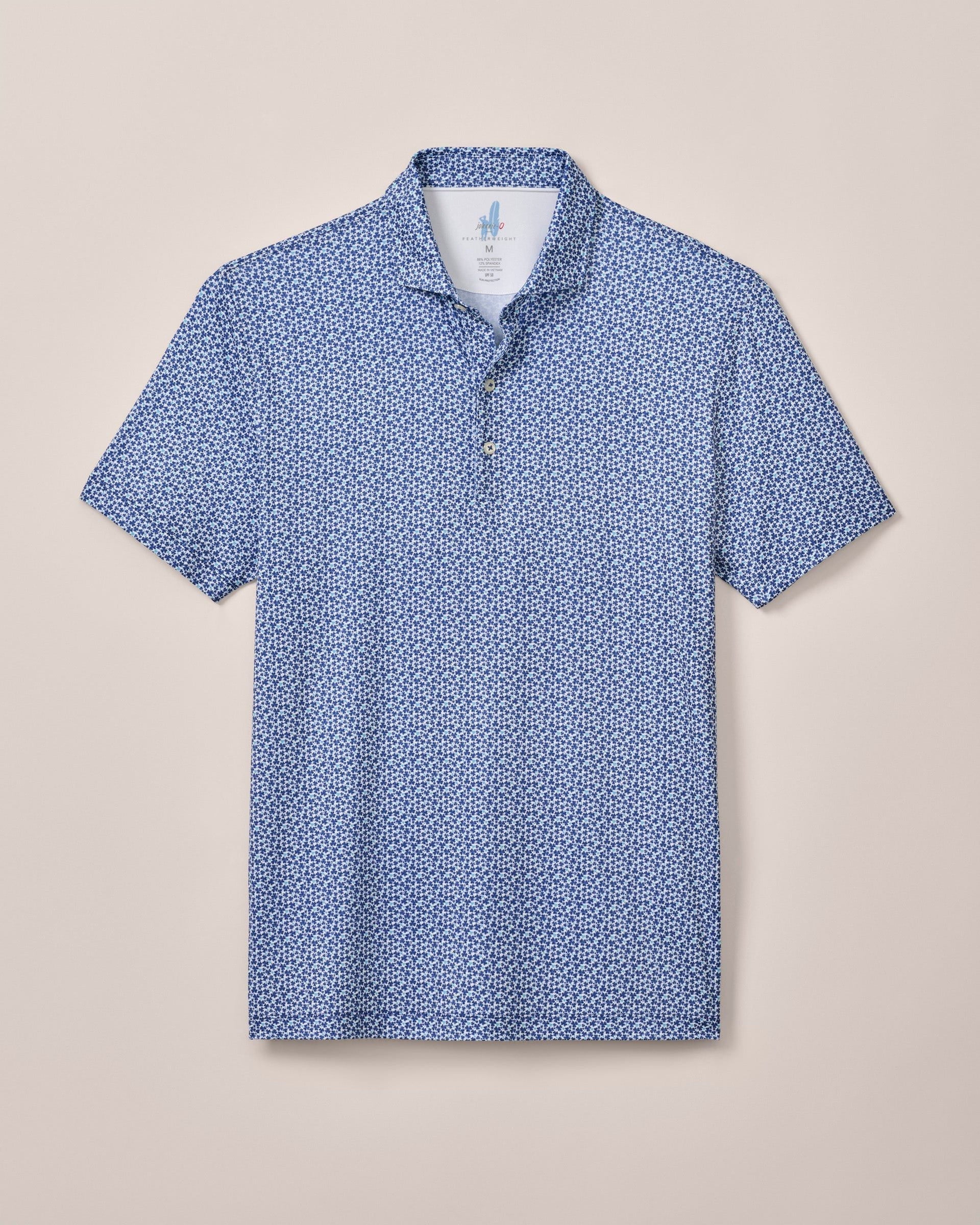 Johnnie-O Featherweight Performance Polo - Four Leaf