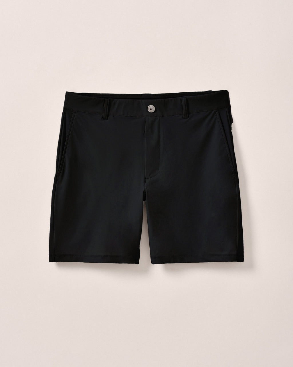 Johnnie-O Fusion Knit Performance Pull-On Short - 7", Black