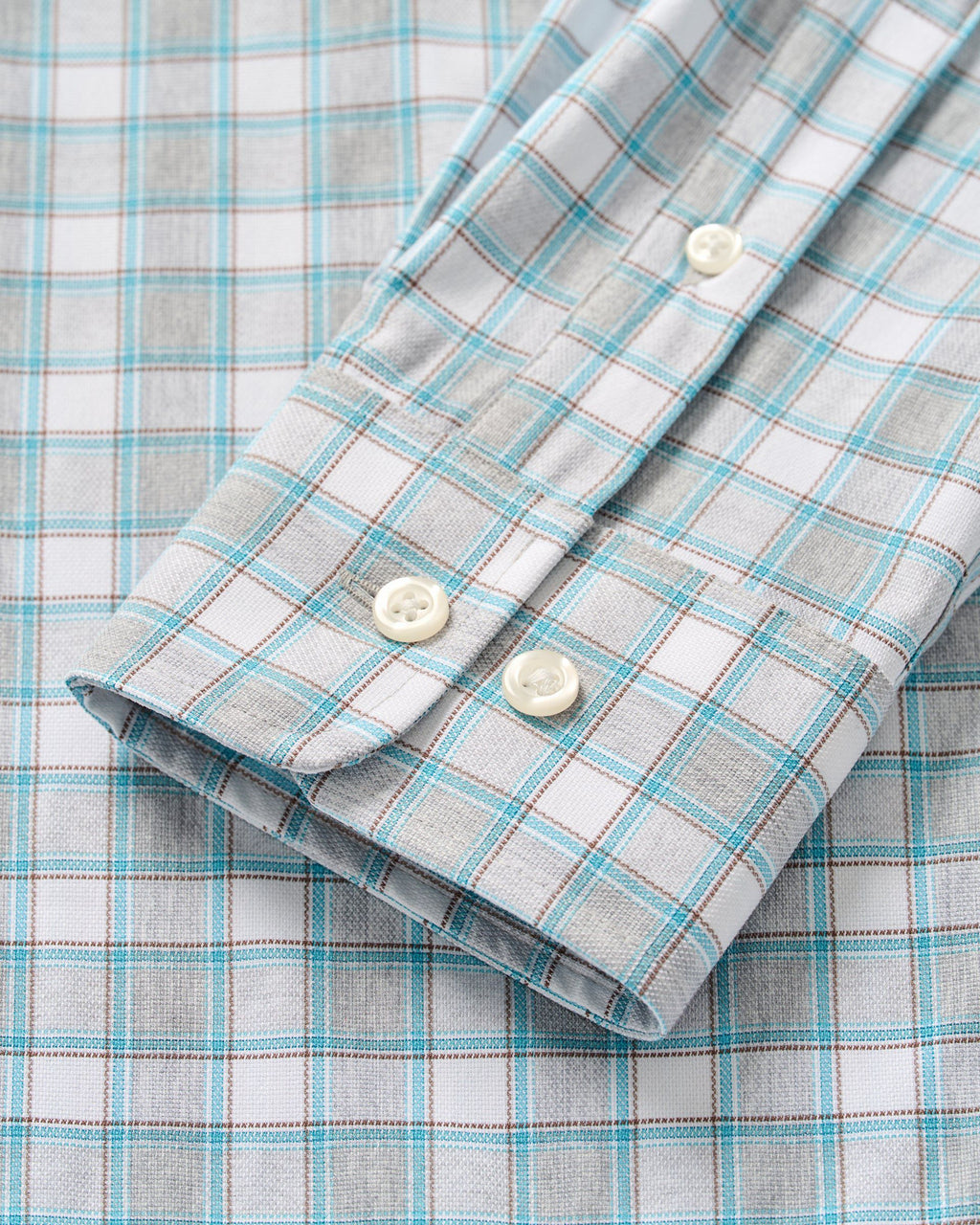 Johnnie-O Everyday Performance Button Down Shirt - Gatlin, Light Gray