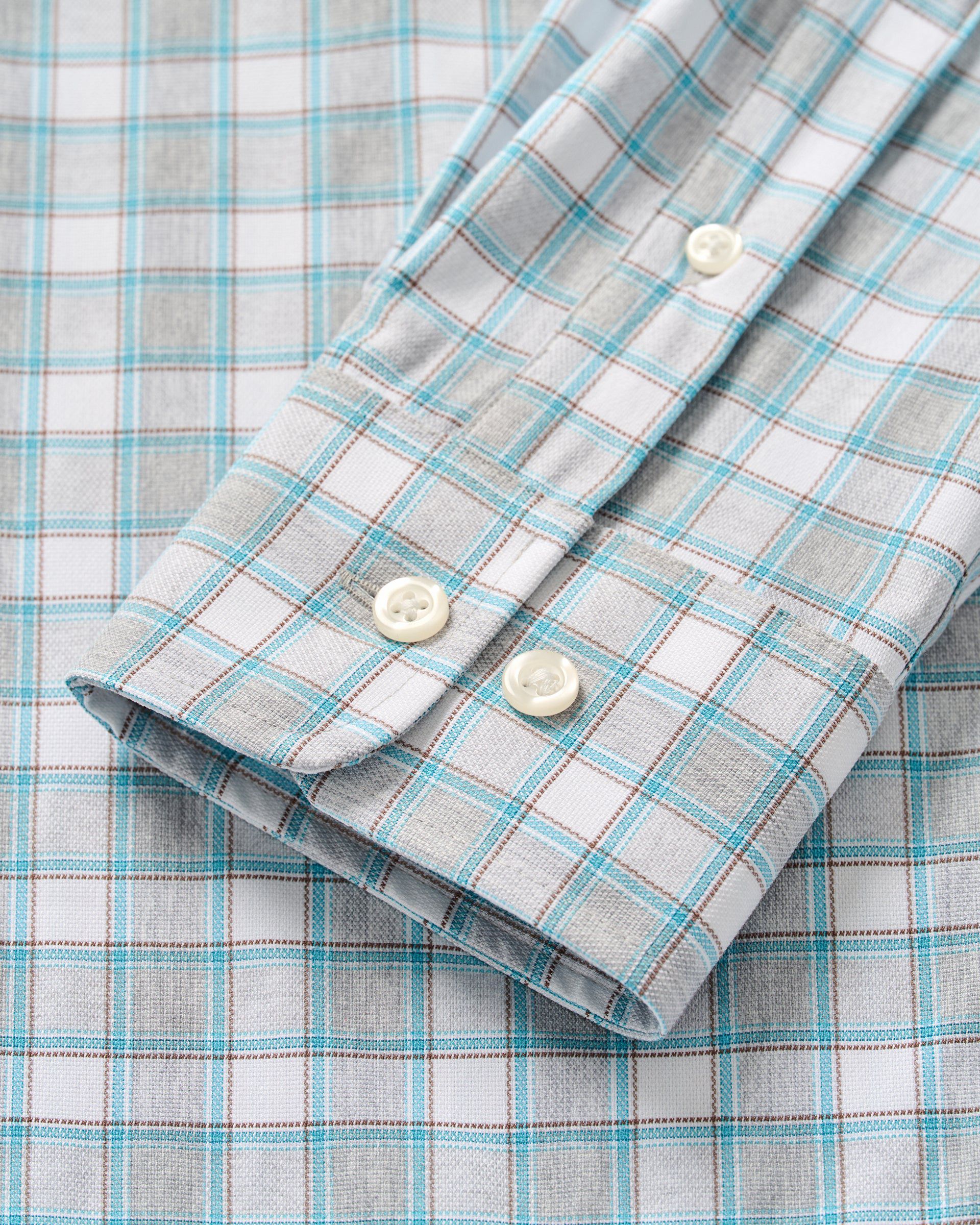 Johnnie-O Everyday Performance Button Down Shirt - Gatlin, Light Gray