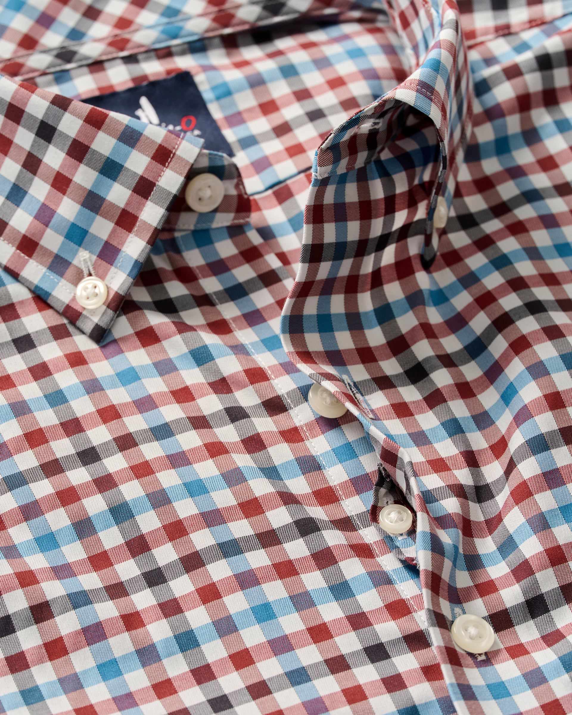 Johnnie-O Featherweight Performance Button Down Shirt - Hartwick, Malibu Red