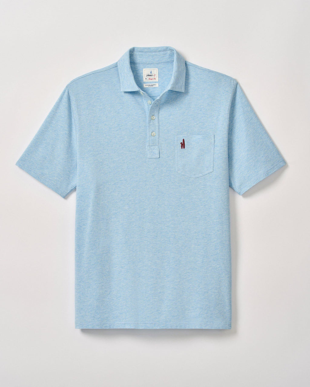Johnnie-O Original 4-Button Polo - Heather Solid, Cloud Blue