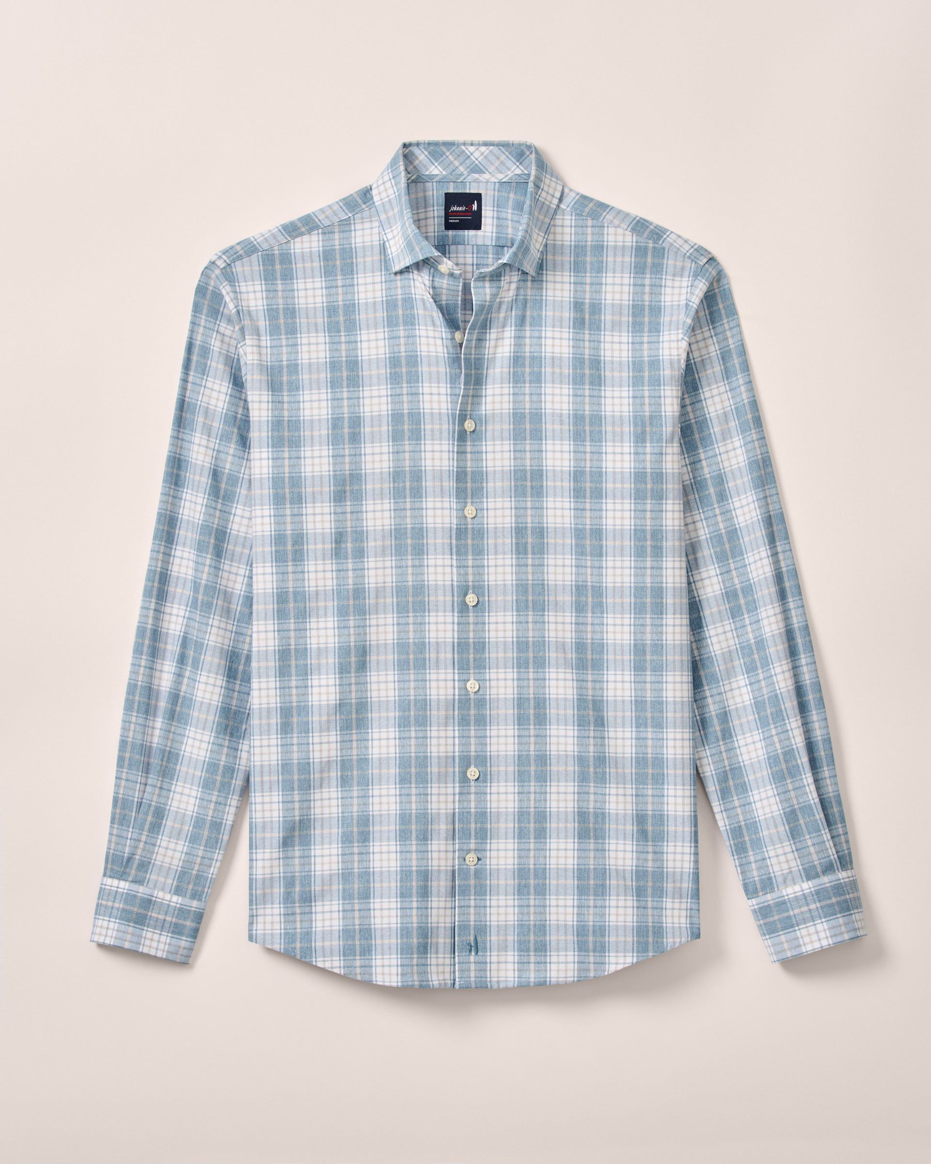 Johnnie-O Everyday Performance Button Down Shirt - Hendley, Laguna Blue