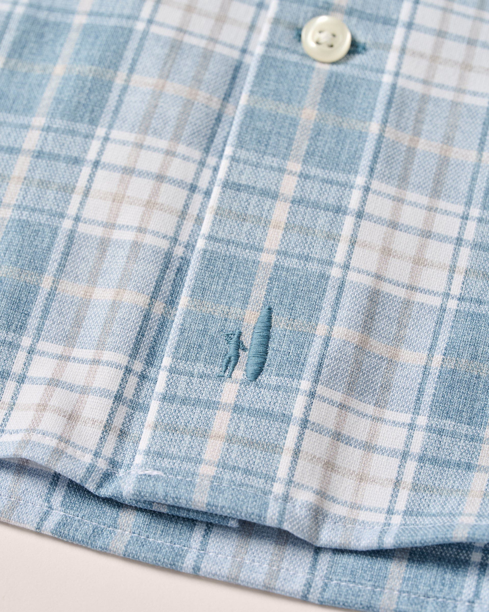 Johnnie-O Everyday Performance Button Down Shirt - Hendley, Laguna Blue