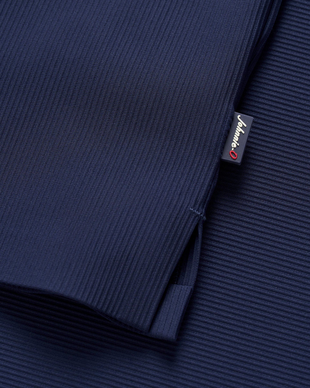Johnnie-O Hoppin Ribbed Knit Performance 1/4 Zip Pullover, Navy