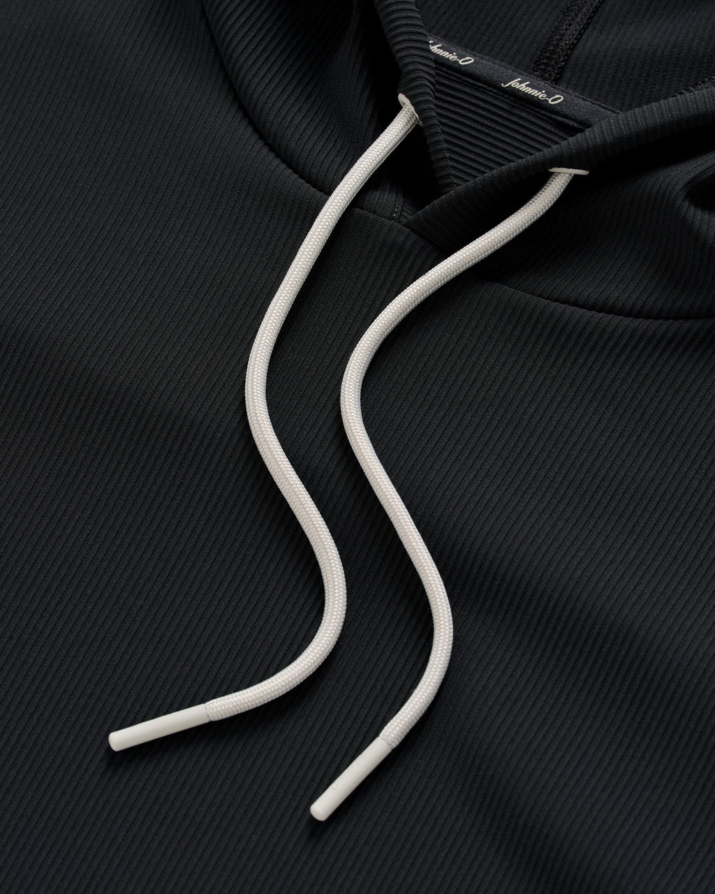 Johnnie-O Hoppin Performance Drawstring Hoodie, Black