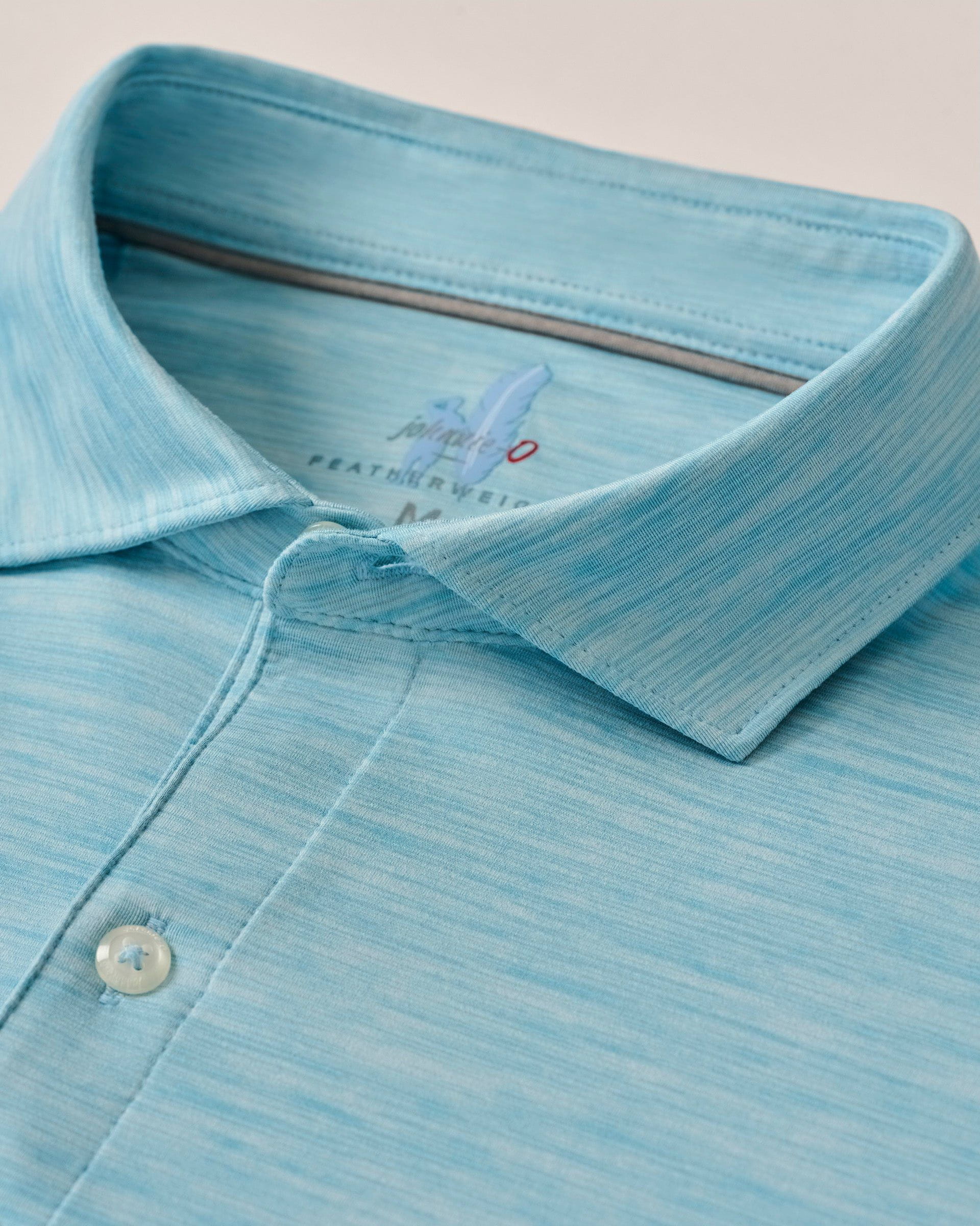 Johnnie-O Performance Featherweight Polo - Solid, Haze